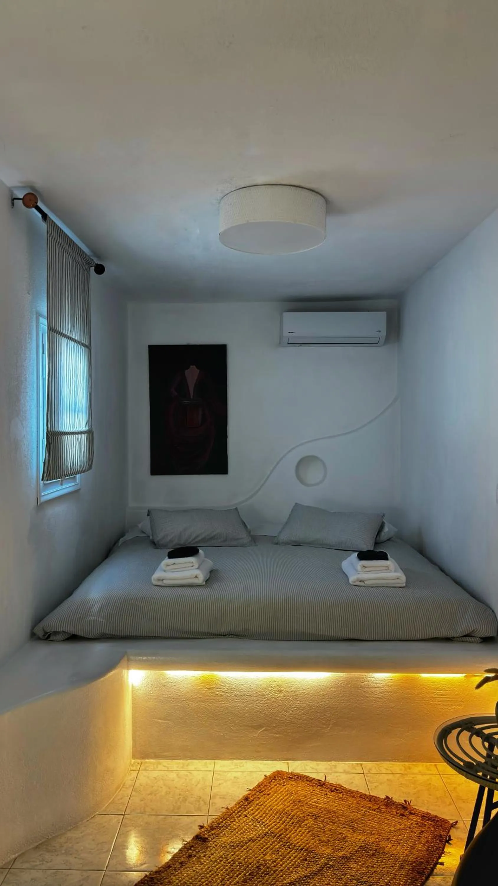 Bed in Vougli View Mykonos