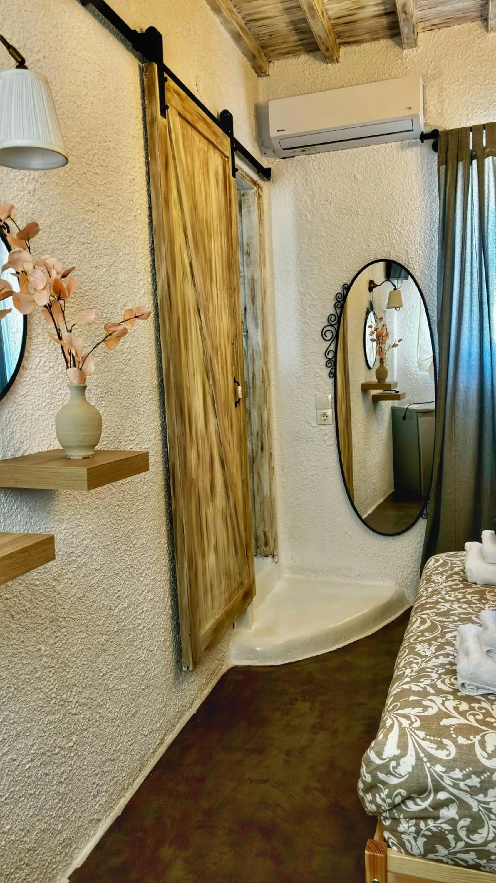 Bed in Vougli View Mykonos