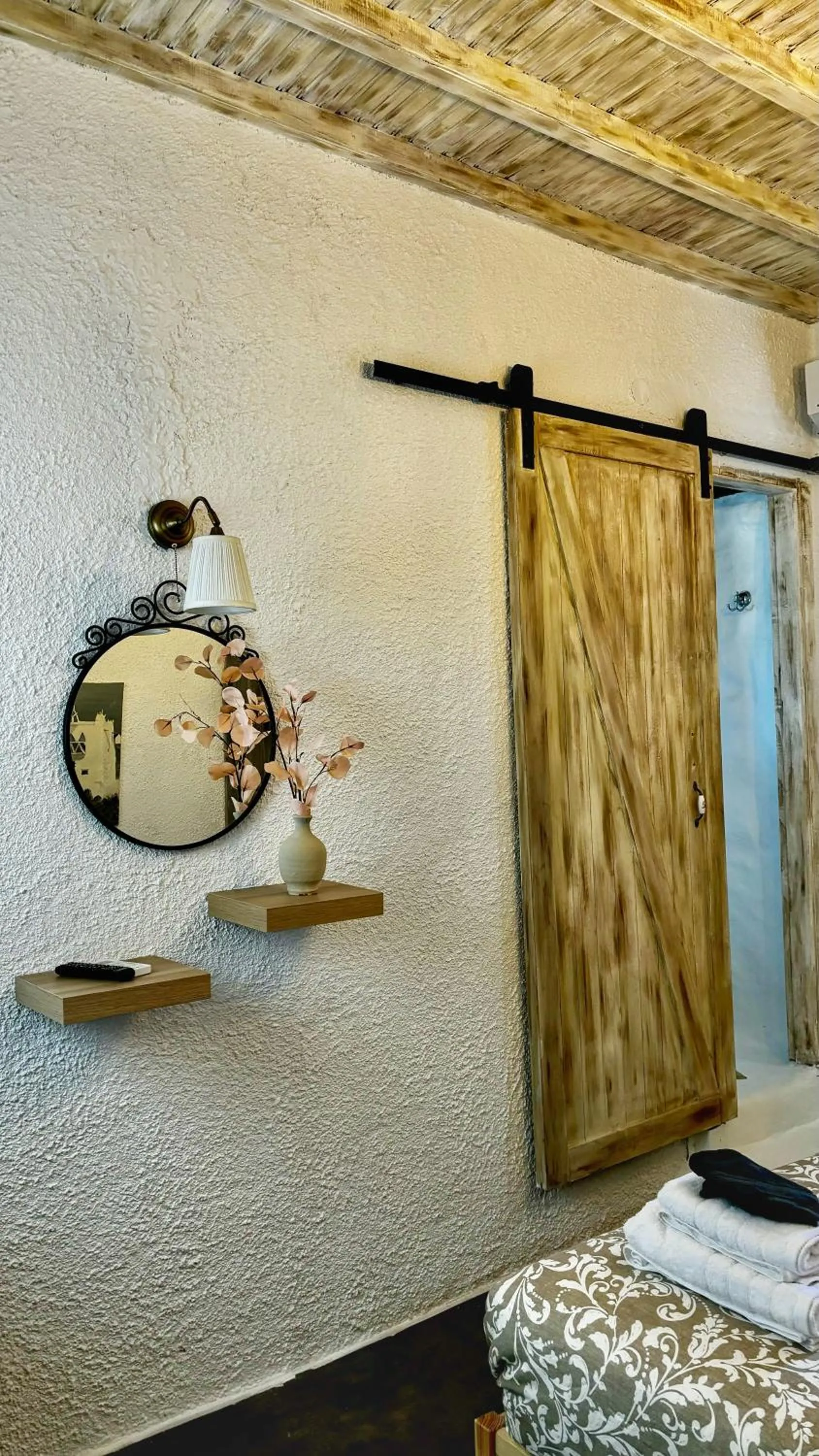 Bed in Vougli View Mykonos