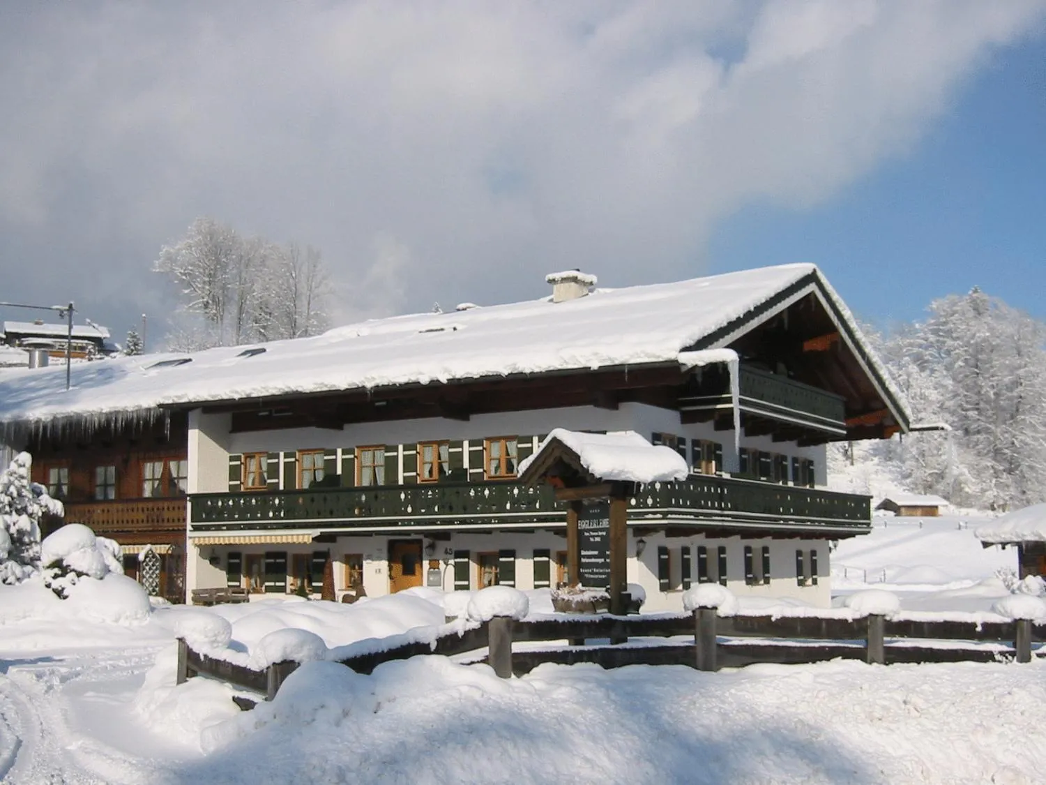 Winter in Gästehaus und Ferienwohnungen Egglerlehen
