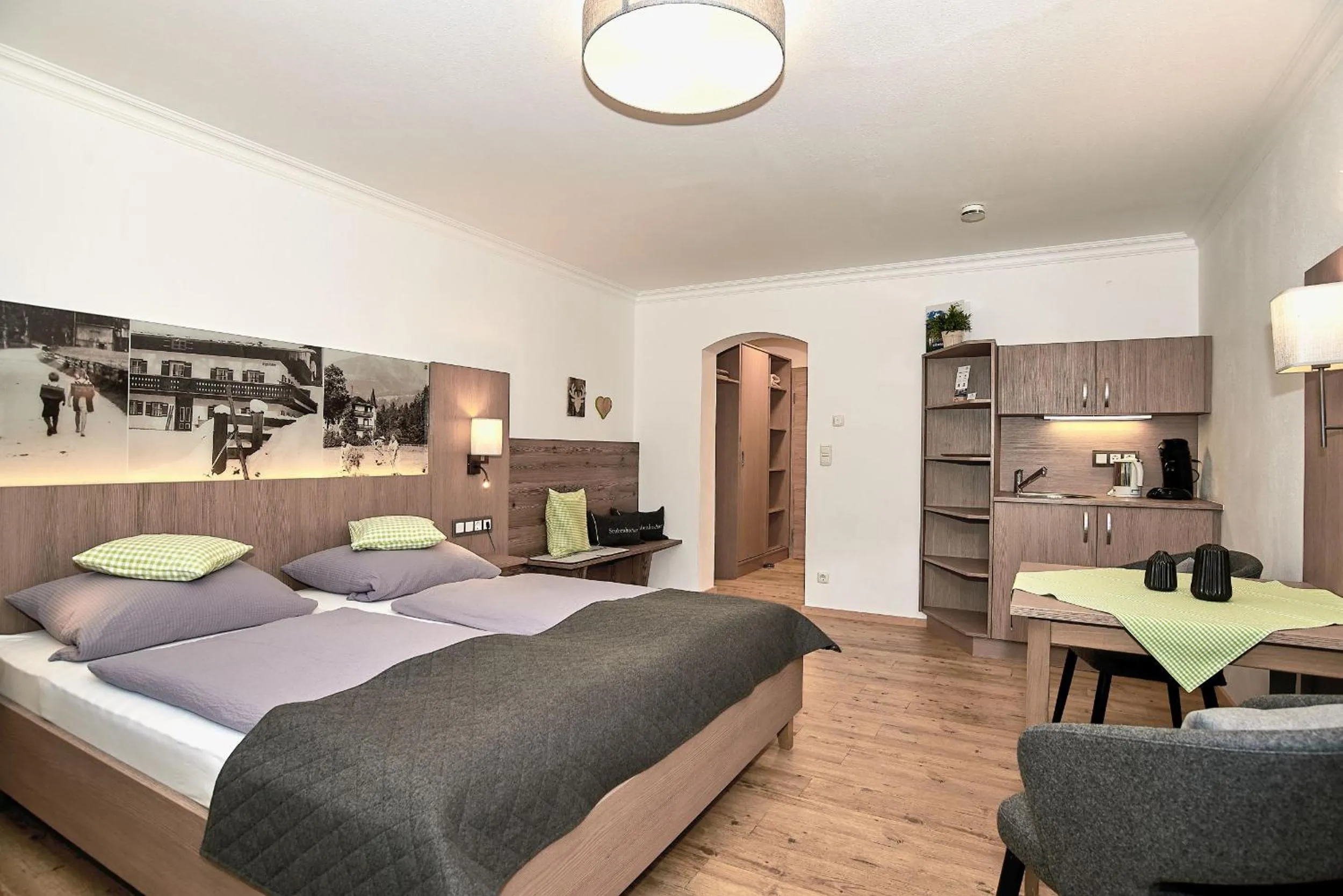 Bed in Gästehaus und Ferienwohnungen Egglerlehen