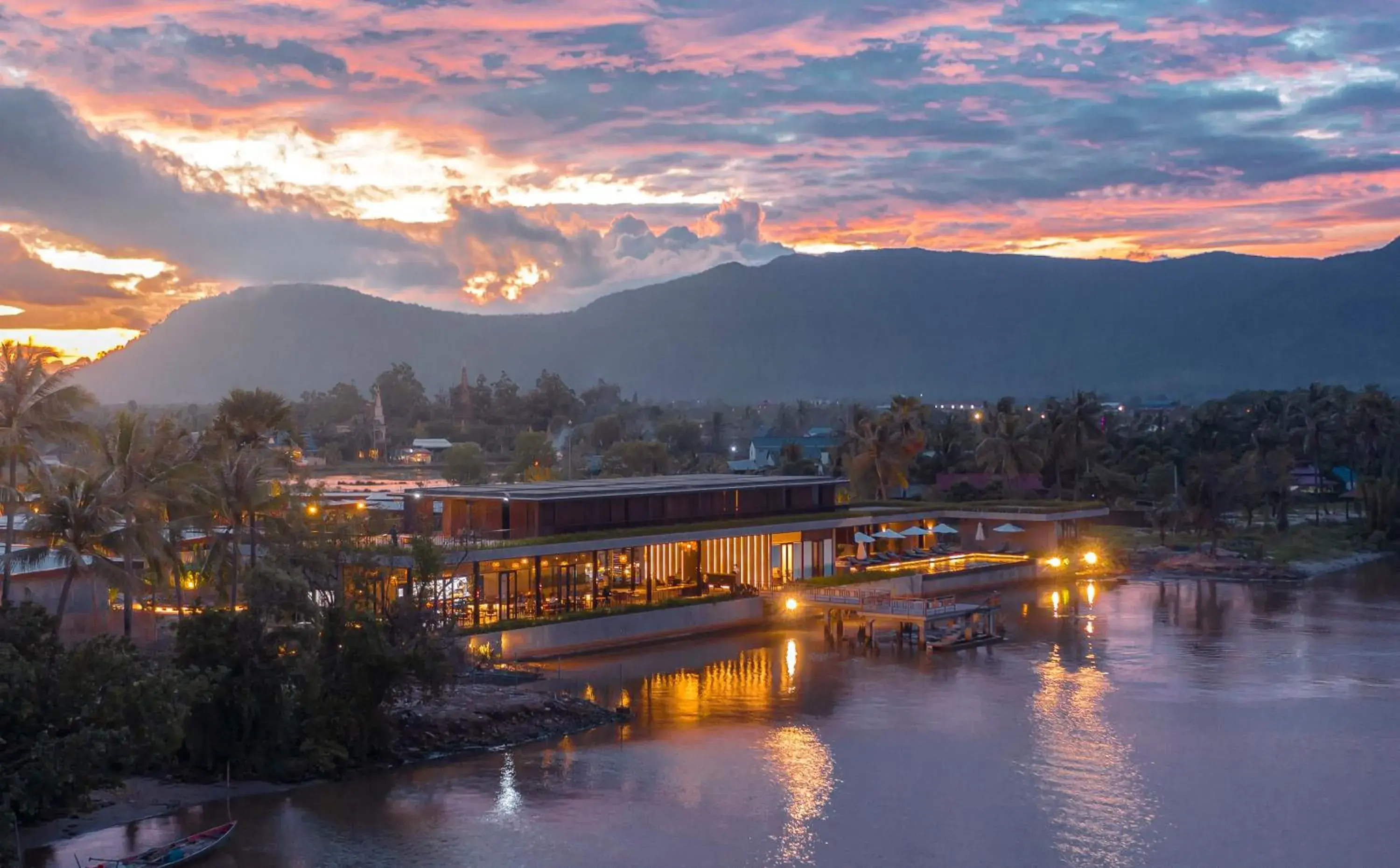 View (from property/room) in Amber Kampot View (from property/room) in Amber Kampot