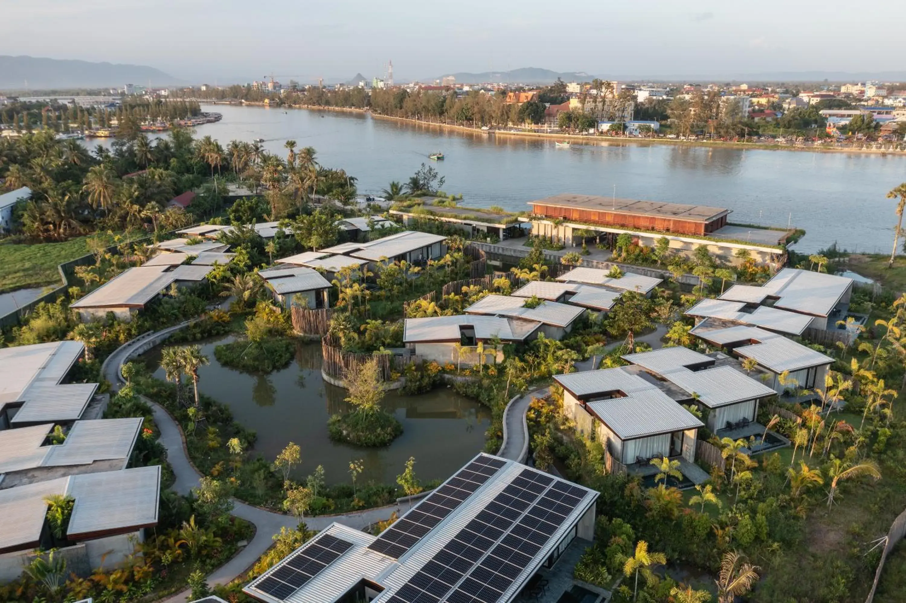 Property building in Amber Kampot Property building in Amber Kampot
