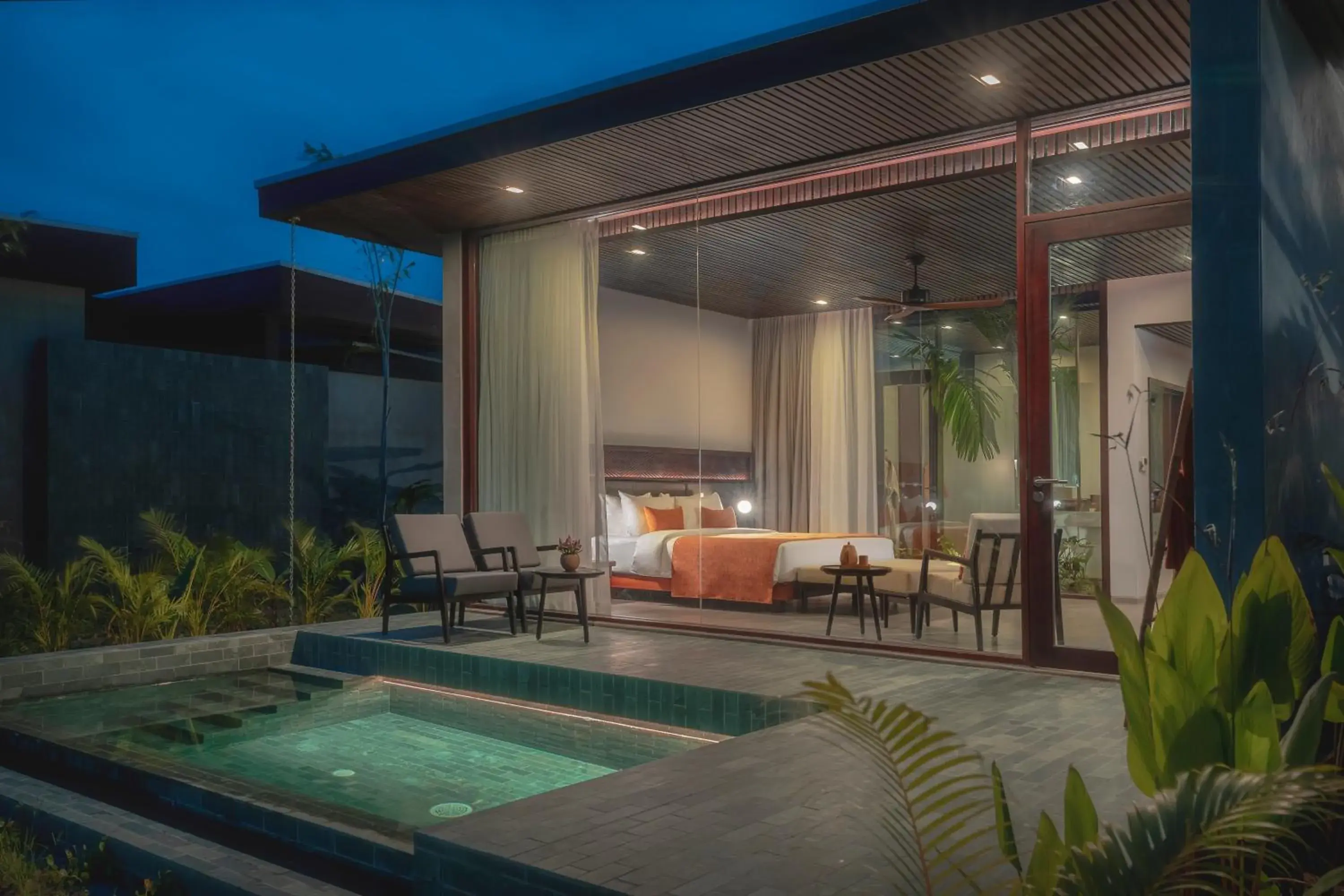 Swimming pool in Amber Kampot Swimming pool in Amber Kampot