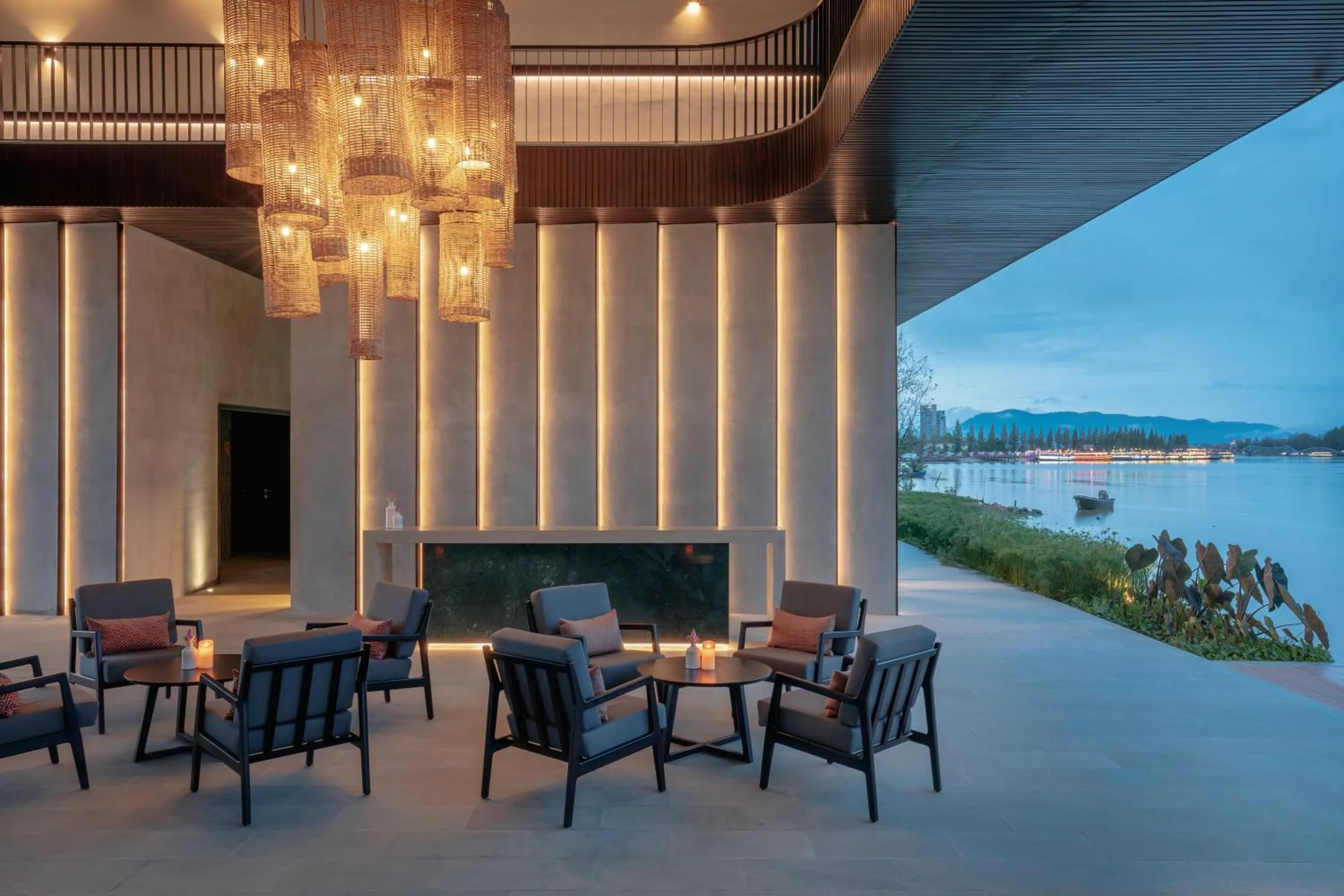 Lobby or reception in Amber Kampot