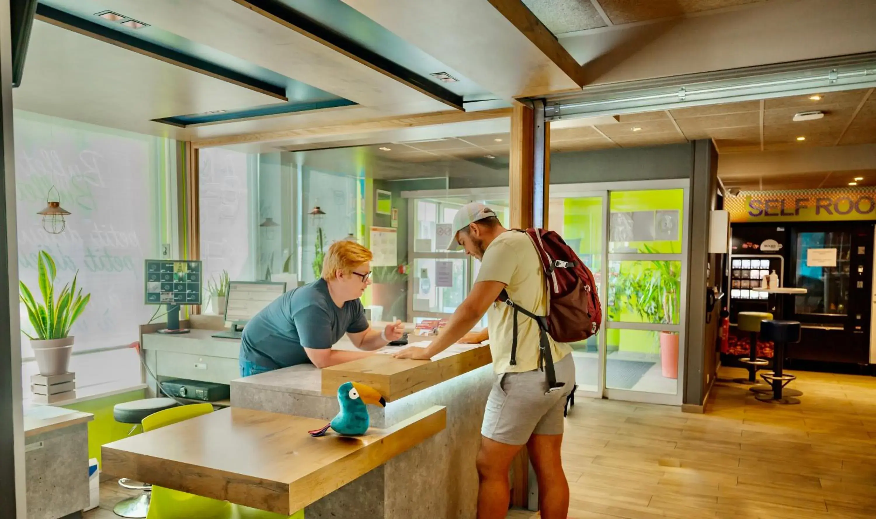 Lobby or reception in ibis Budget Colmar Centre Gare Lobby or reception in ibis Budget Colmar Centre Gare