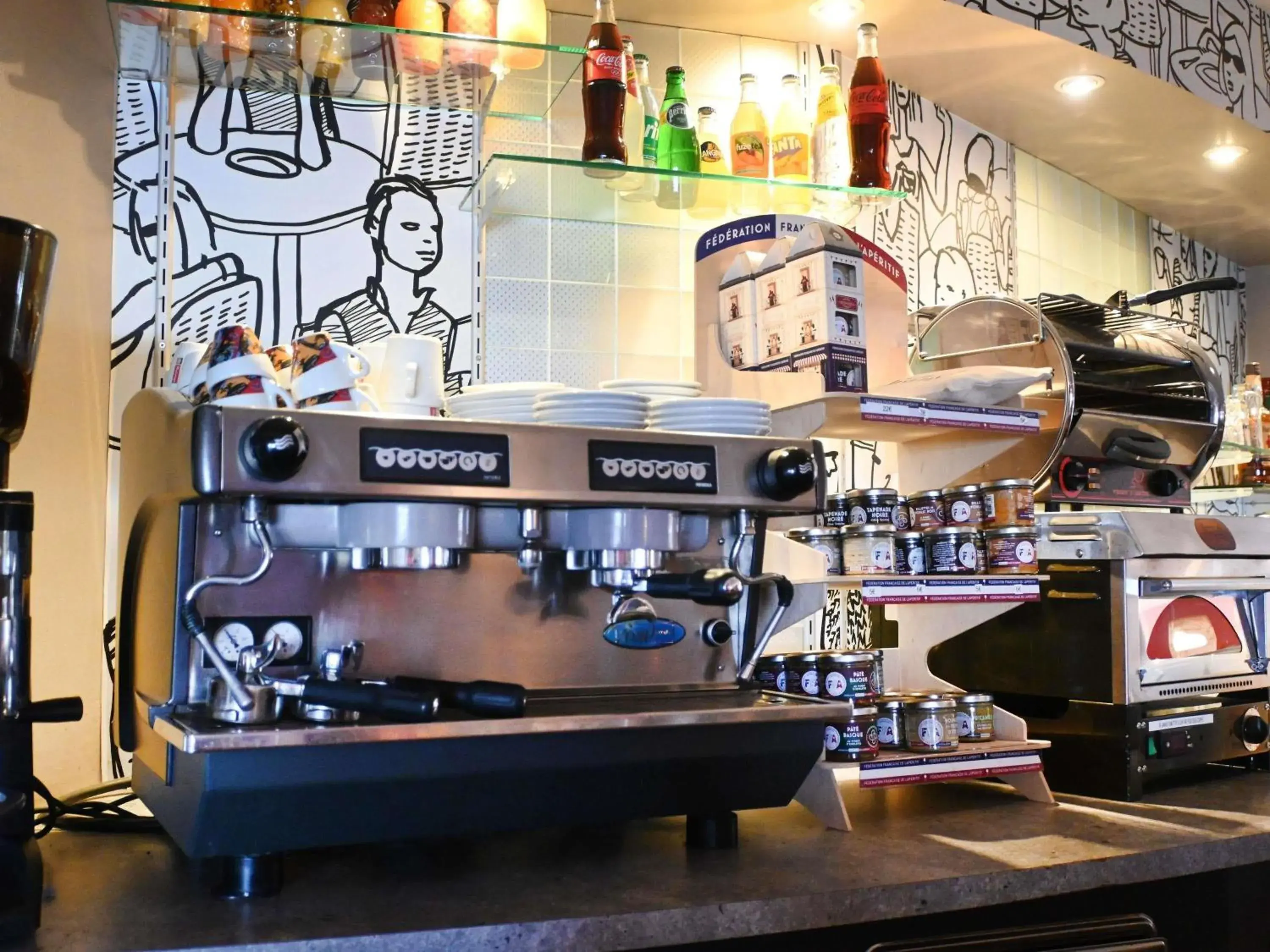 Lounge or bar in ibis Laval Le Relais D'Armor Lounge or bar in ibis Laval Le Relais D'Armor