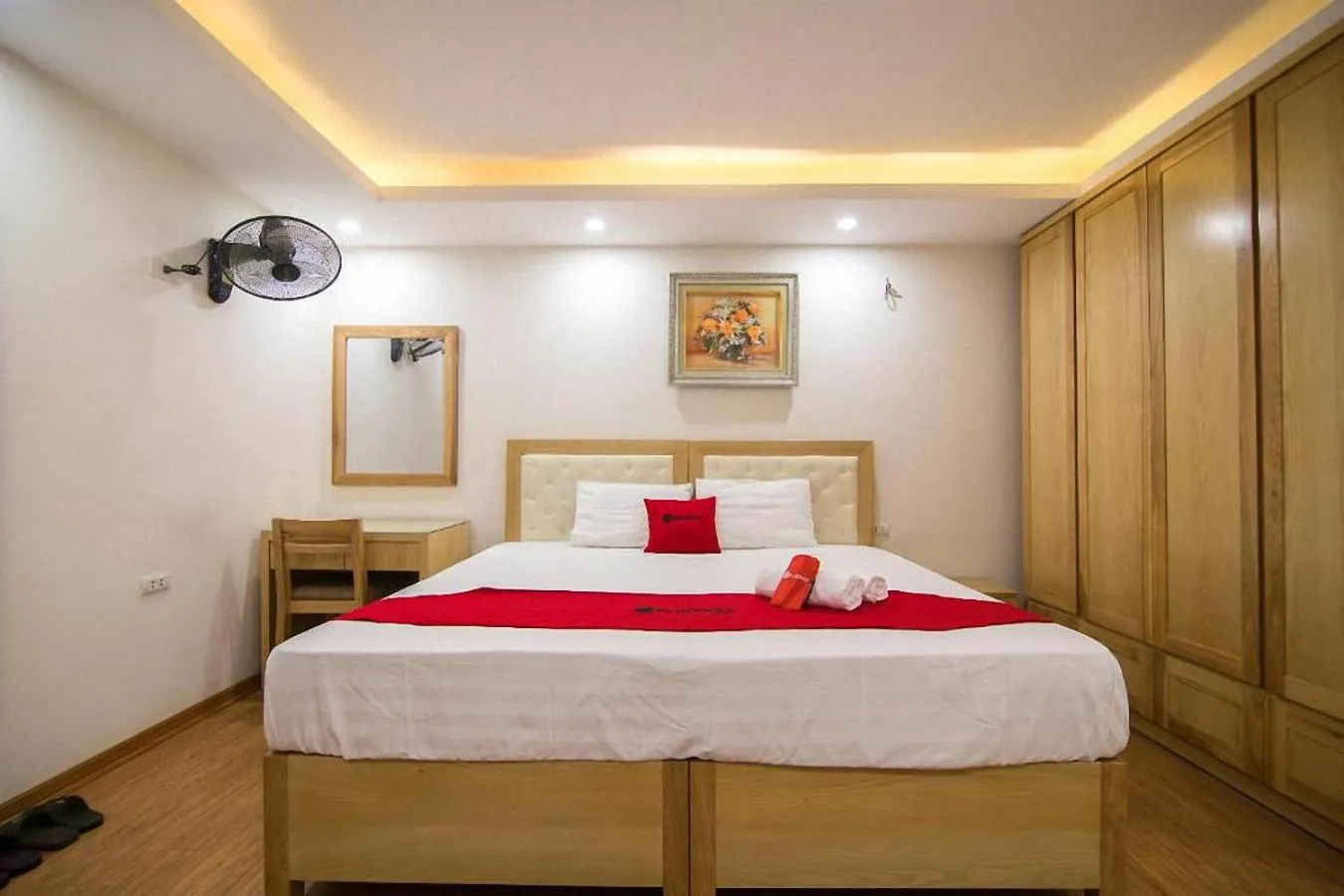 Bed in Galaxy Hanoi Hotel & Apartment - 12 ngõ 80 Trần Duy Hưng