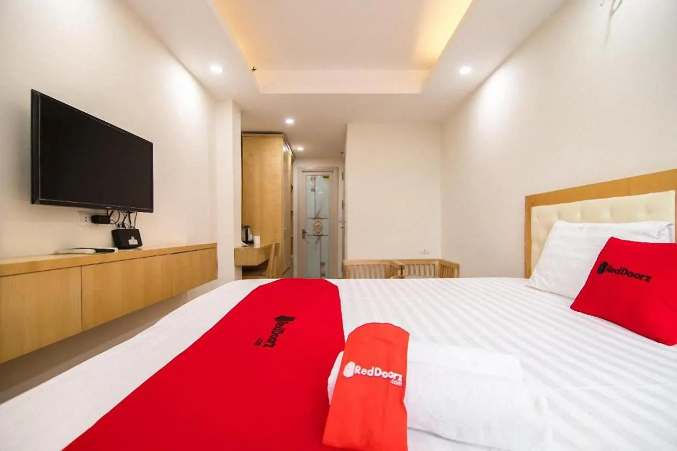 Bed in Galaxy Hanoi Hotel & Apartment - 12 ngõ 80 Trần Duy Hưng