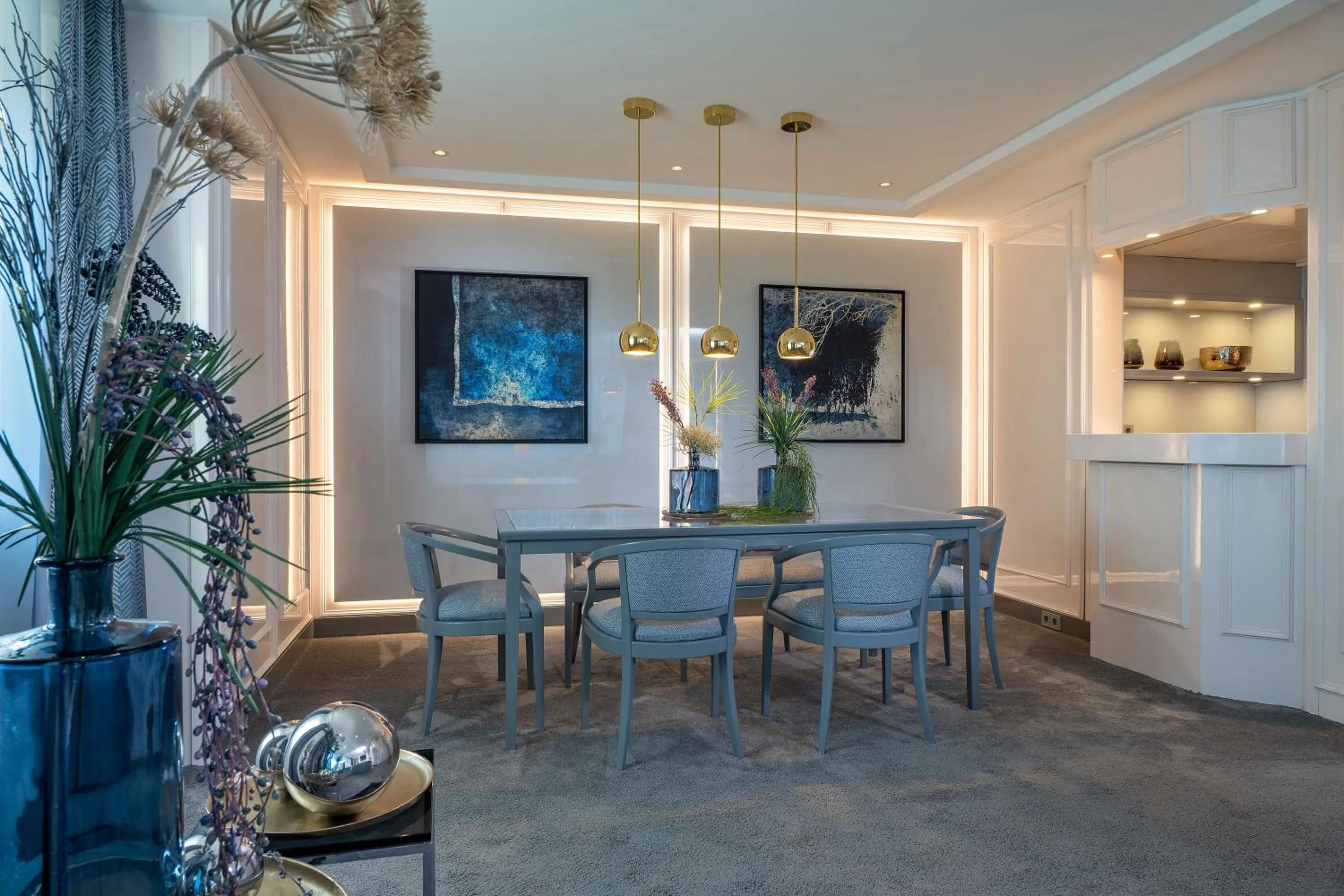Dining area in Maritim Hotel Bremen