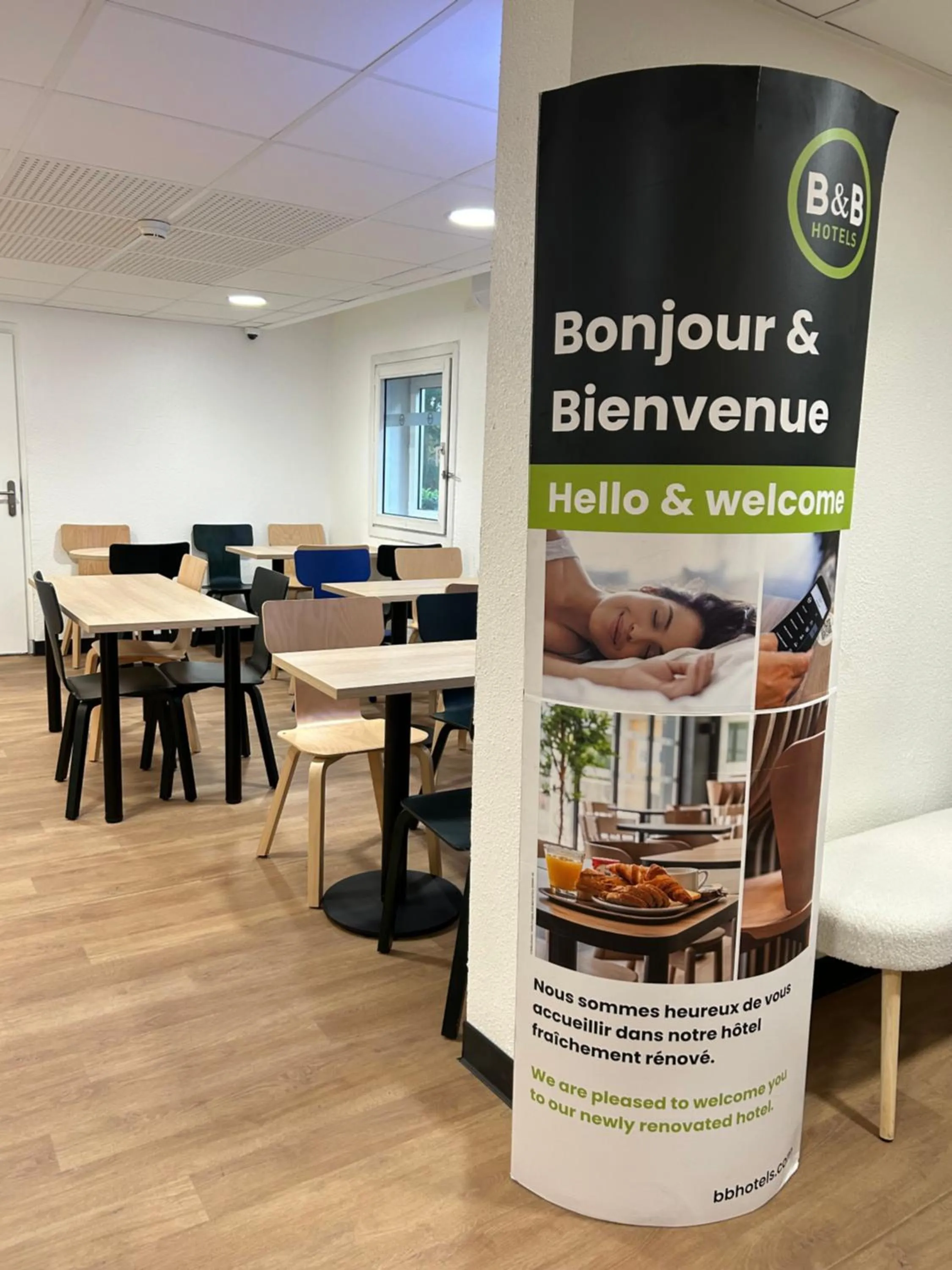 Restaurant/places to eat in B&B HOTEL Viry-Châtillon 3 étoiles