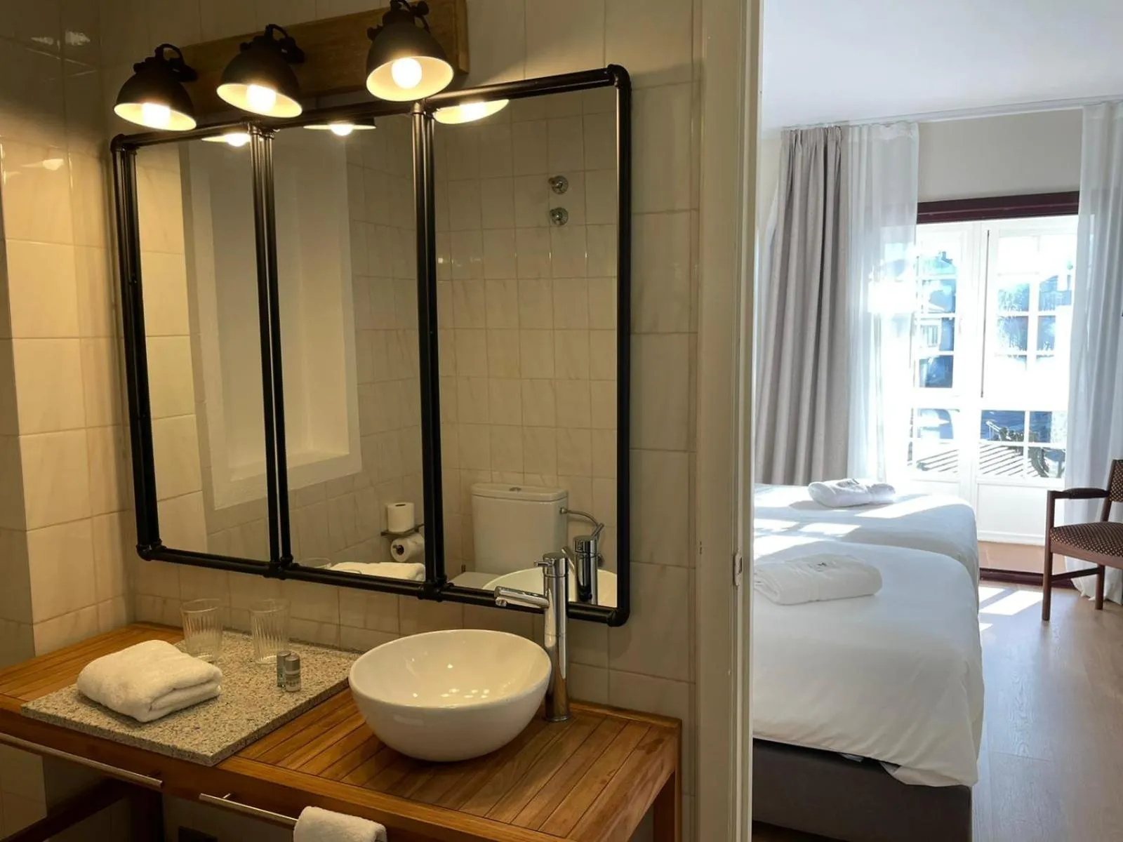 Bed in Hotel San Marcus