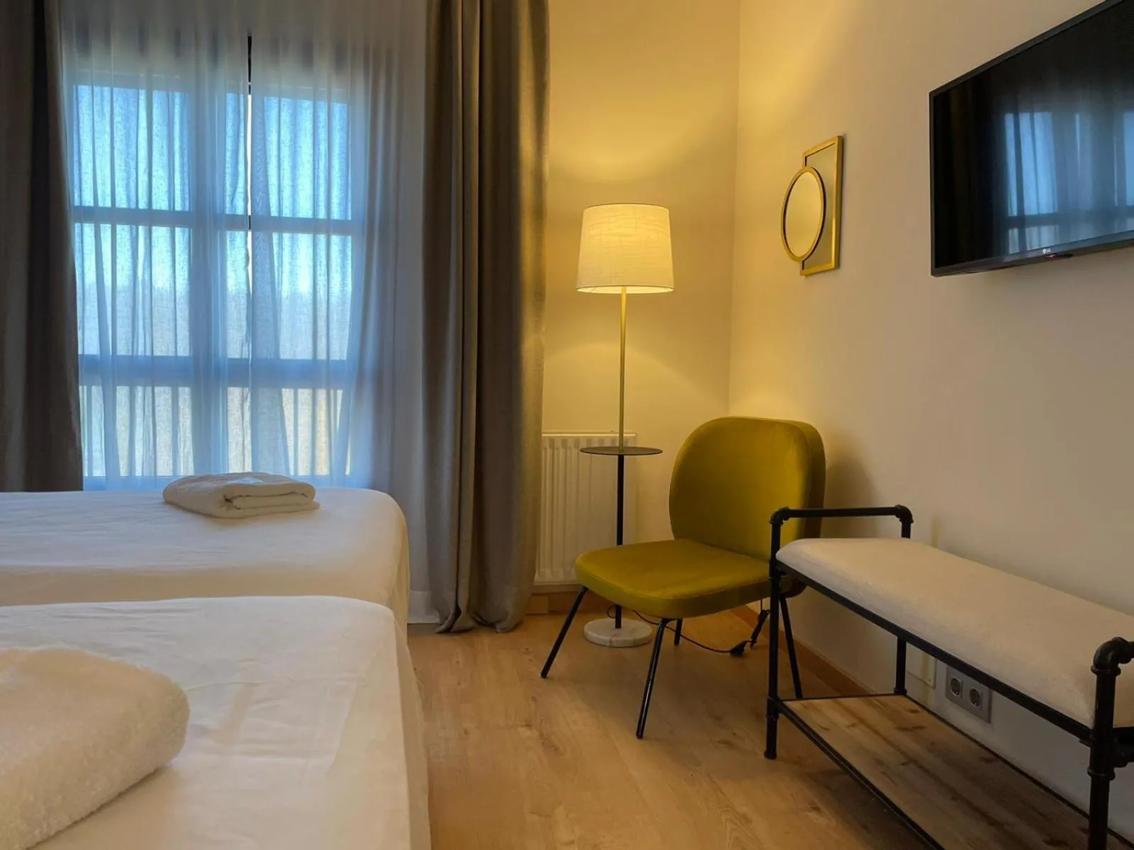 Bed in Hotel San Marcus