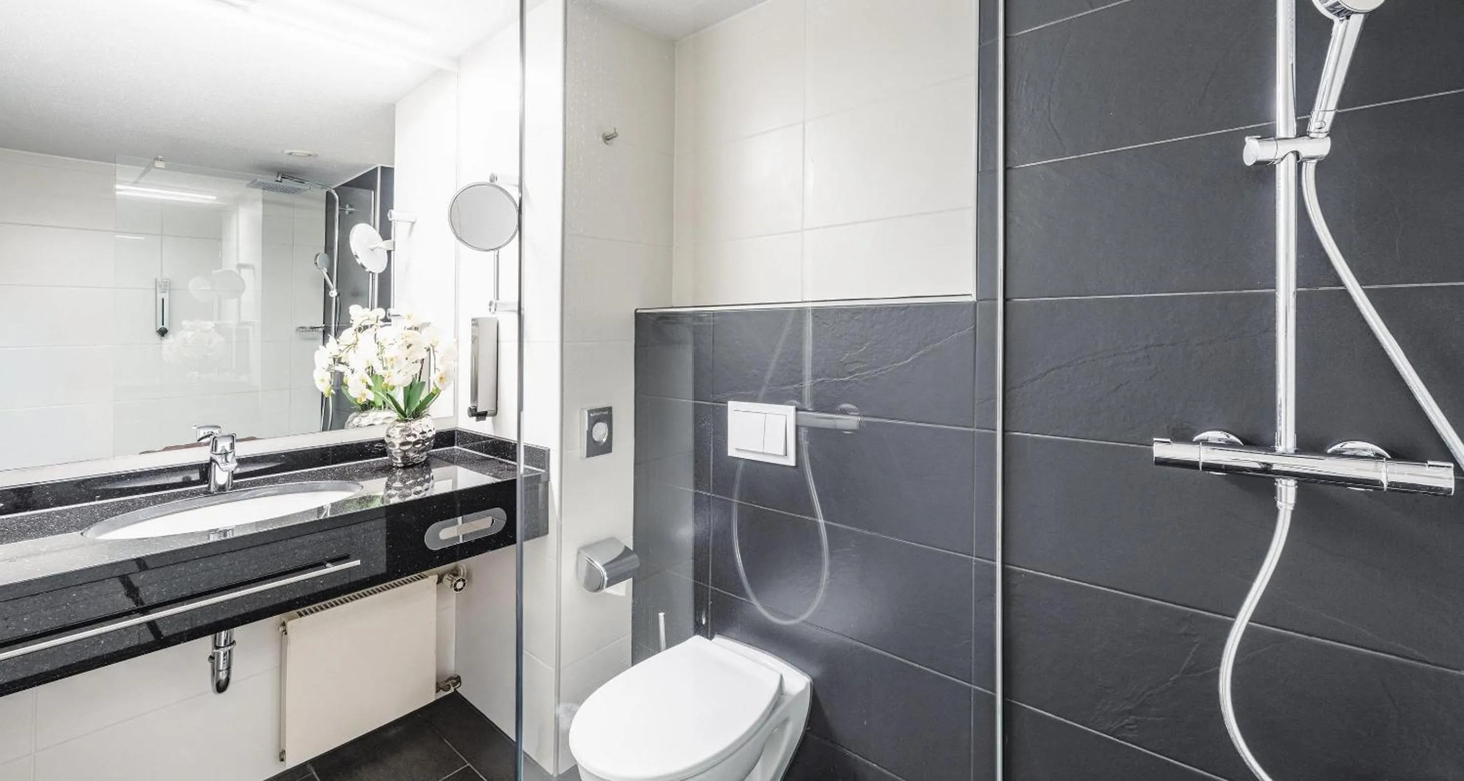 Bathroom in Best Western Plus Plaza Hotel Darmstadt