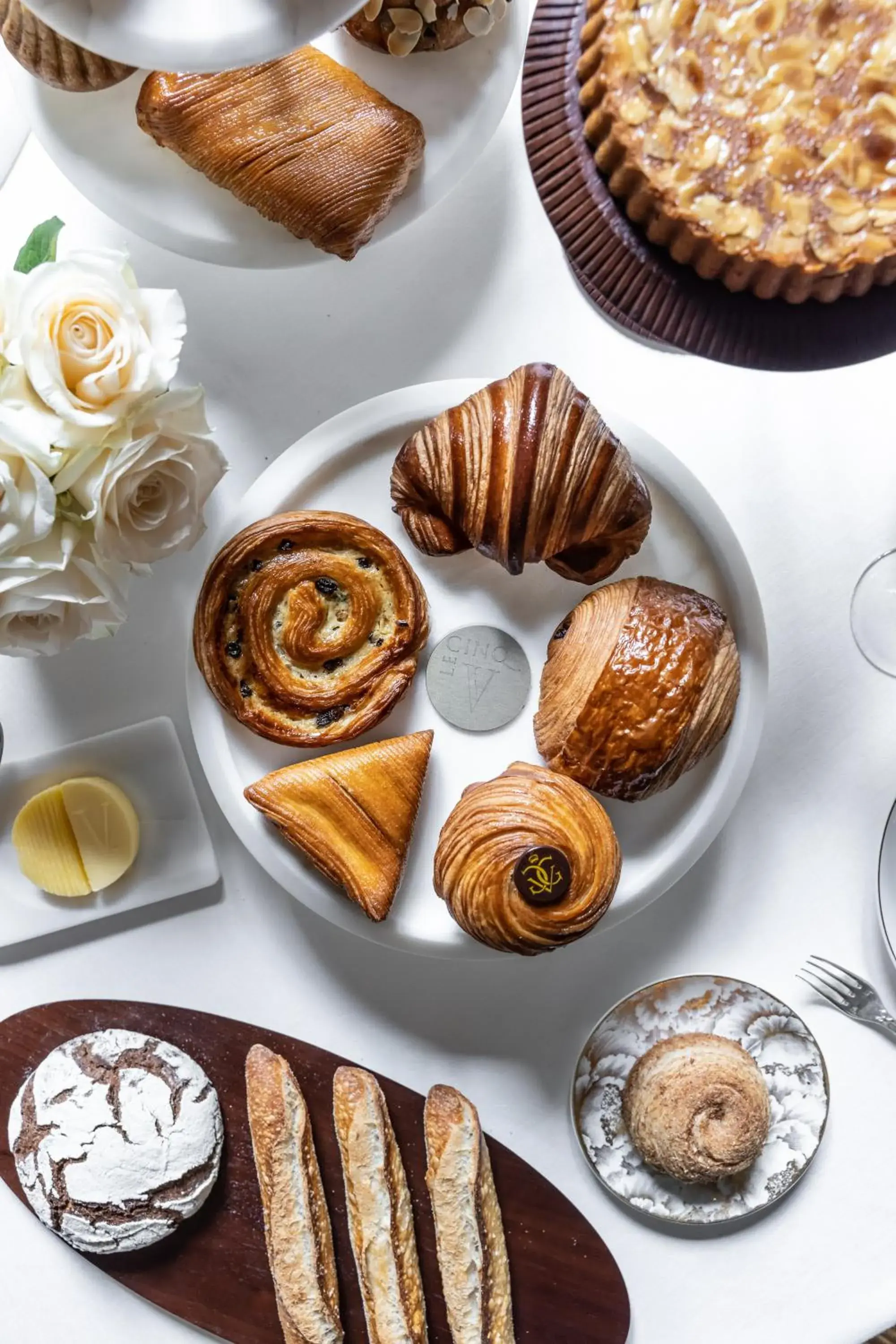 Breakfast in Four Seasons Hotel George V Paris Breakfast in Four Seasons Hotel George V Paris