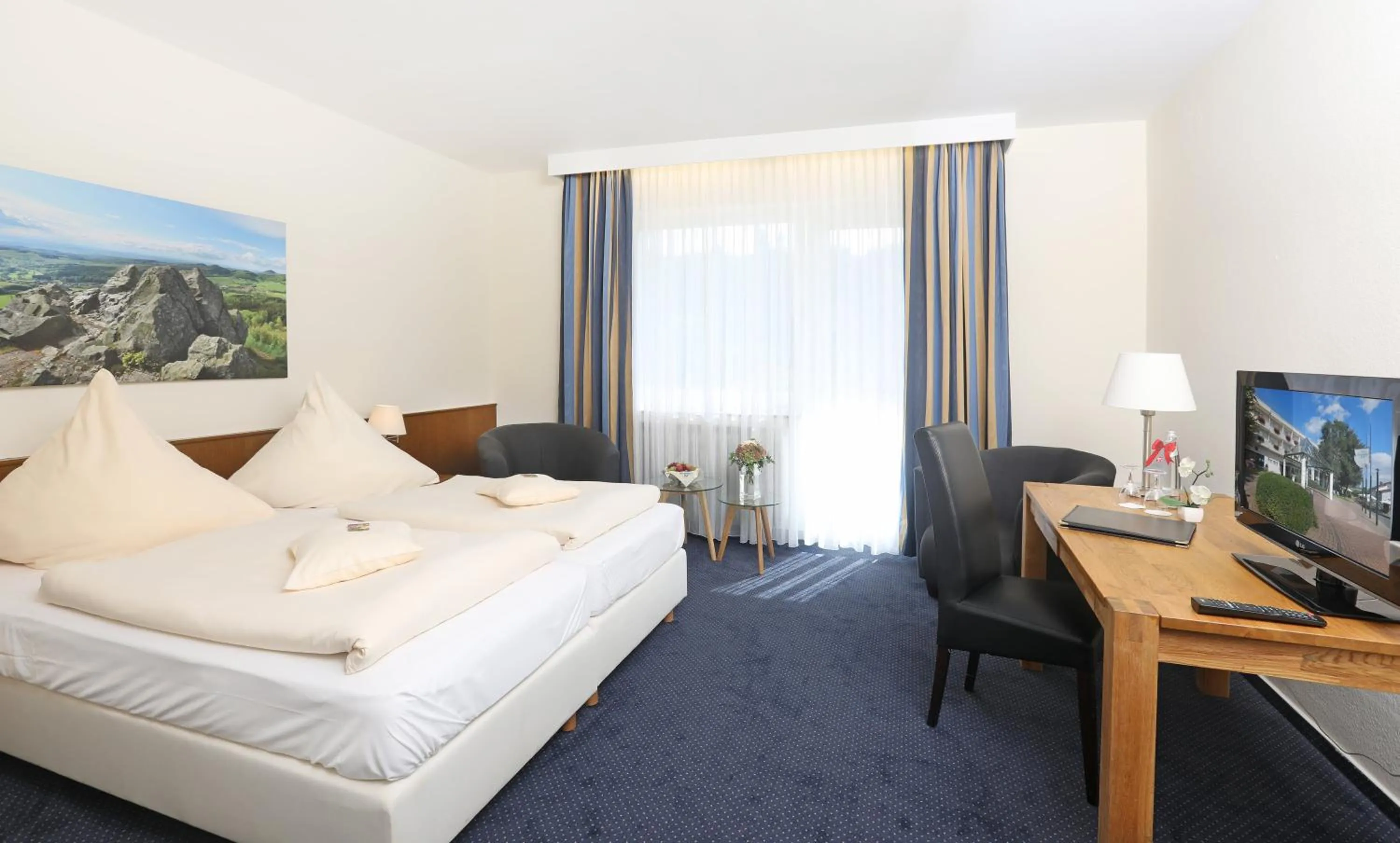 Bed in Hotel Gersfelder Hof