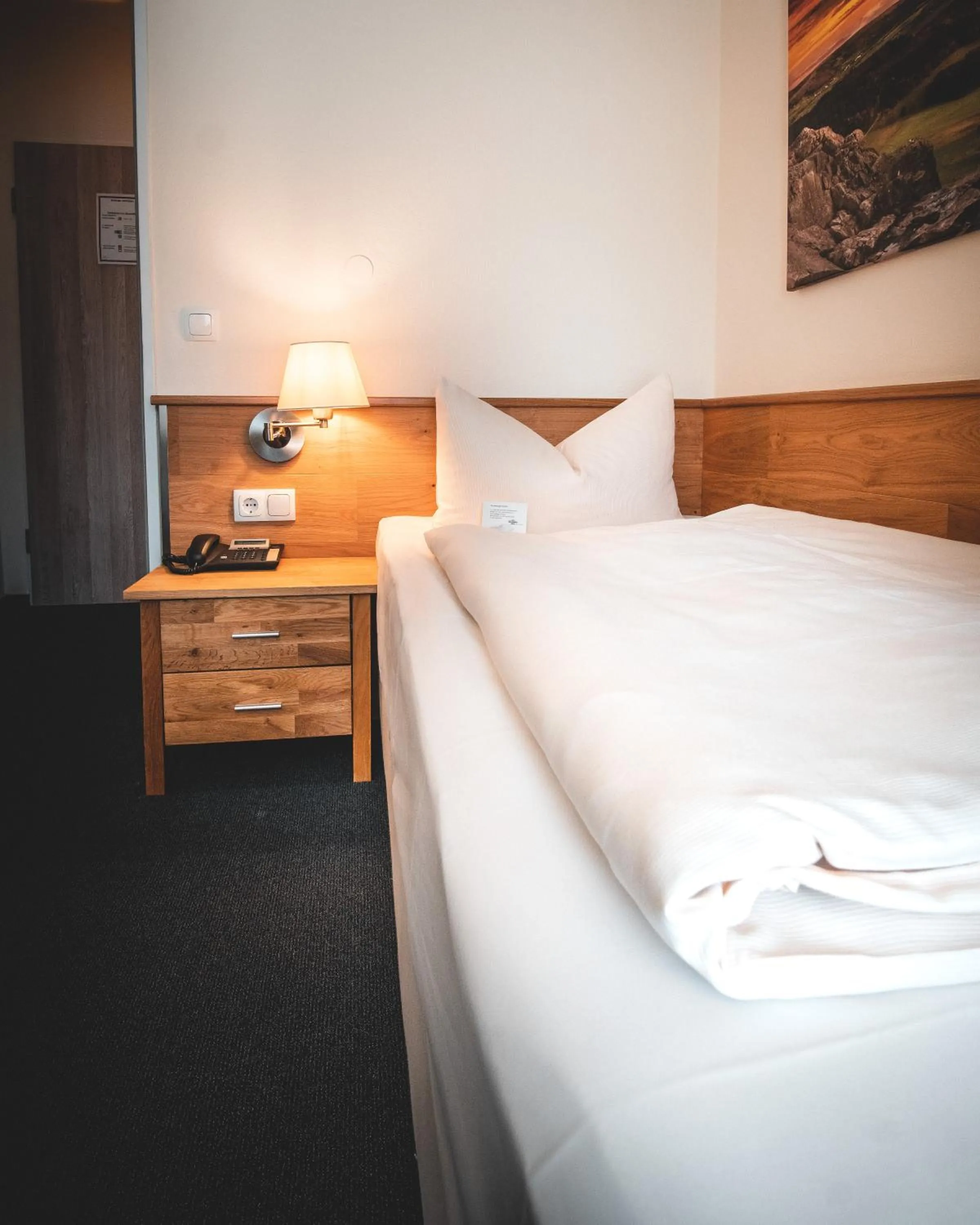 Bed in Hotel Gersfelder Hof