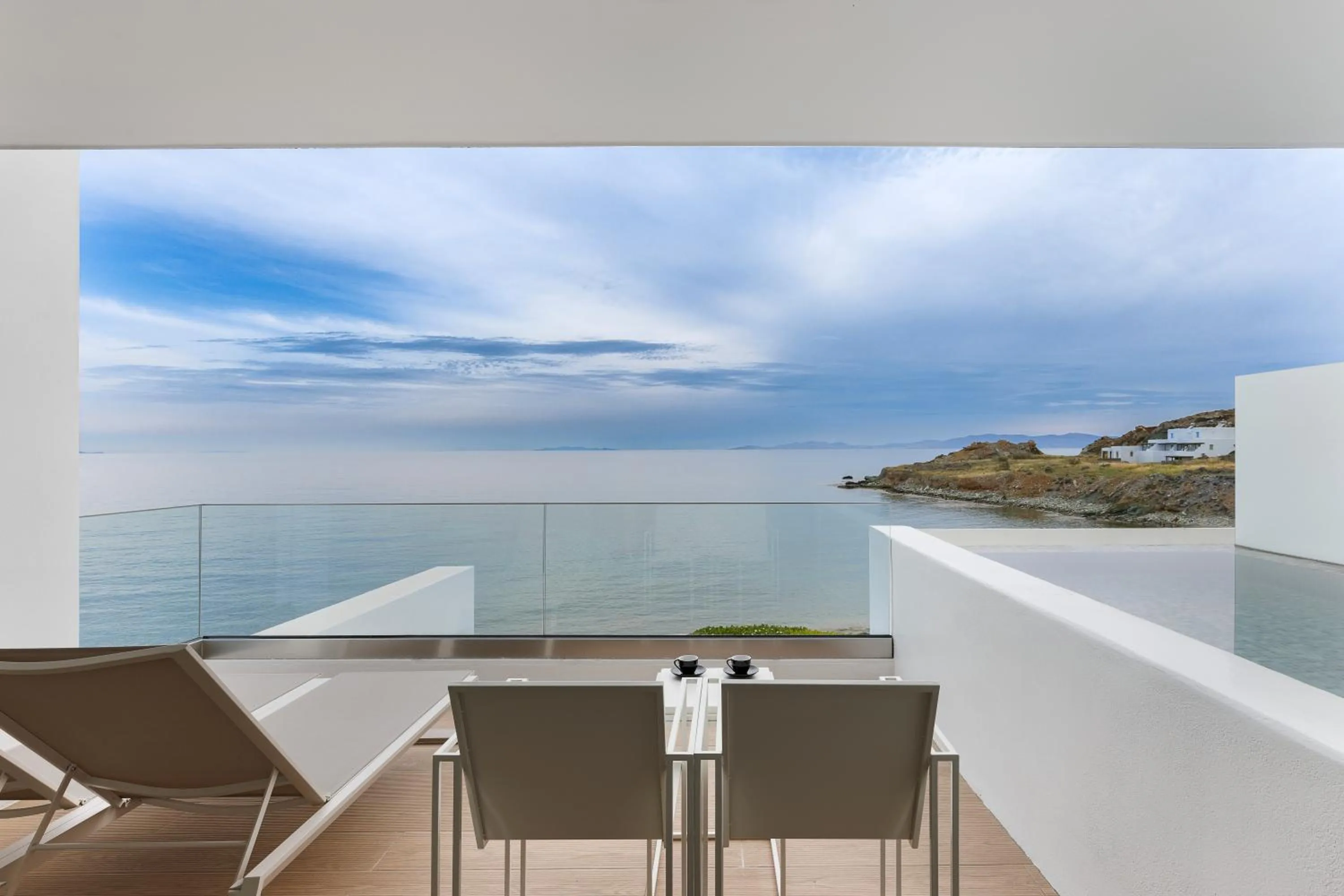 Sea view in Infinity View Hotel Tinos