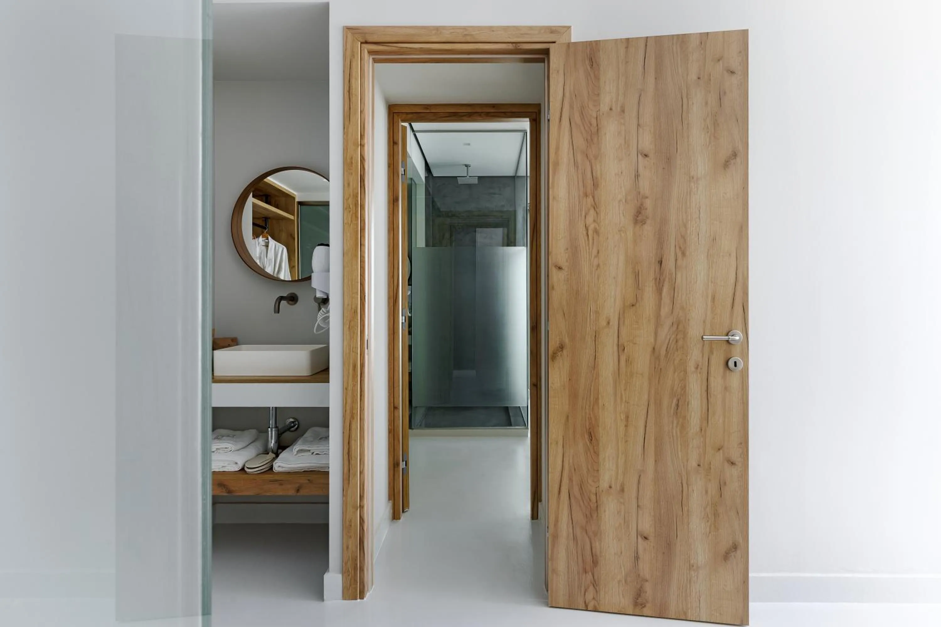 Bathroom in Infinity View Hotel Tinos