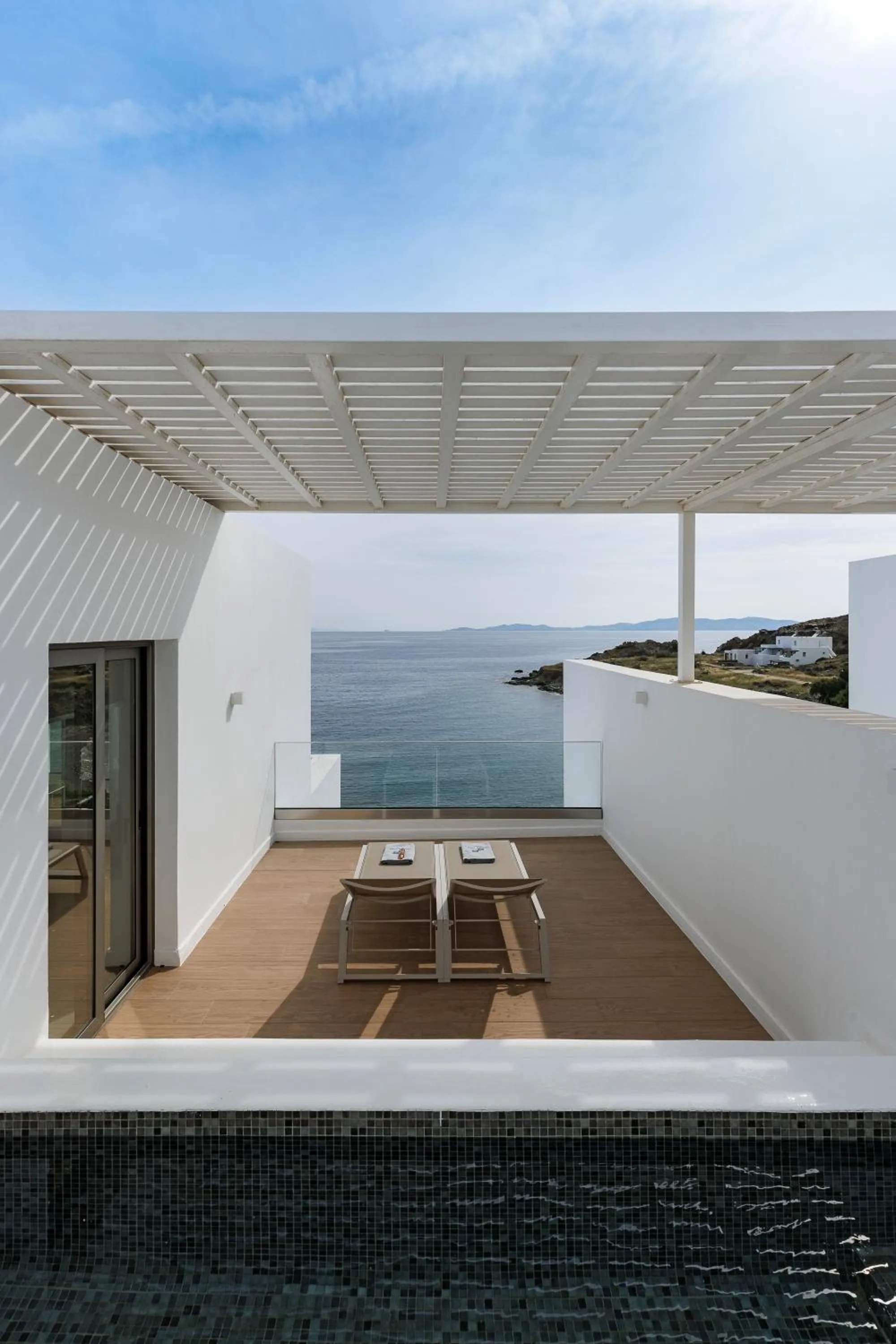 Sea view in Infinity View Hotel Tinos