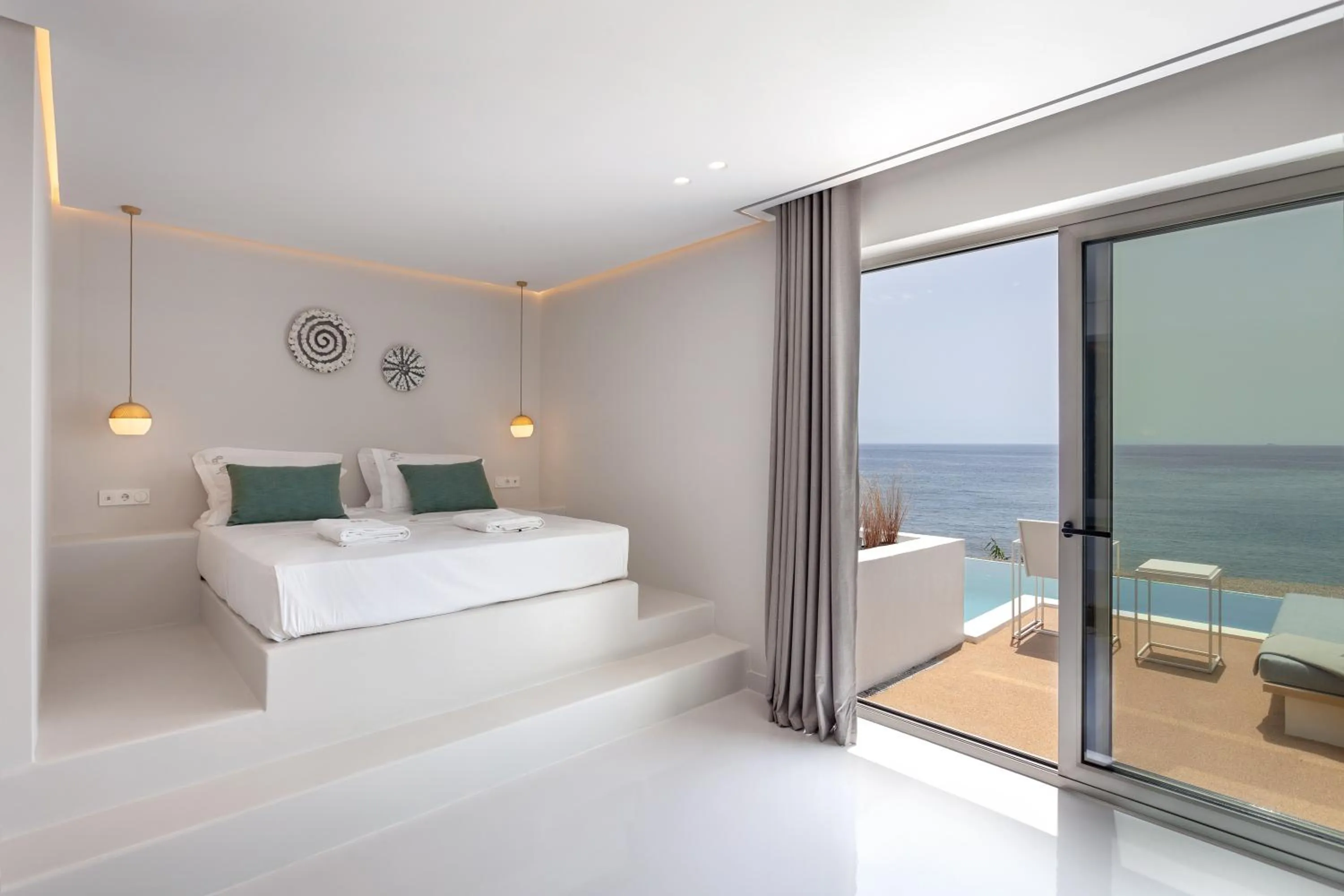 Sea view, Bed in Infinity View Hotel Tinos