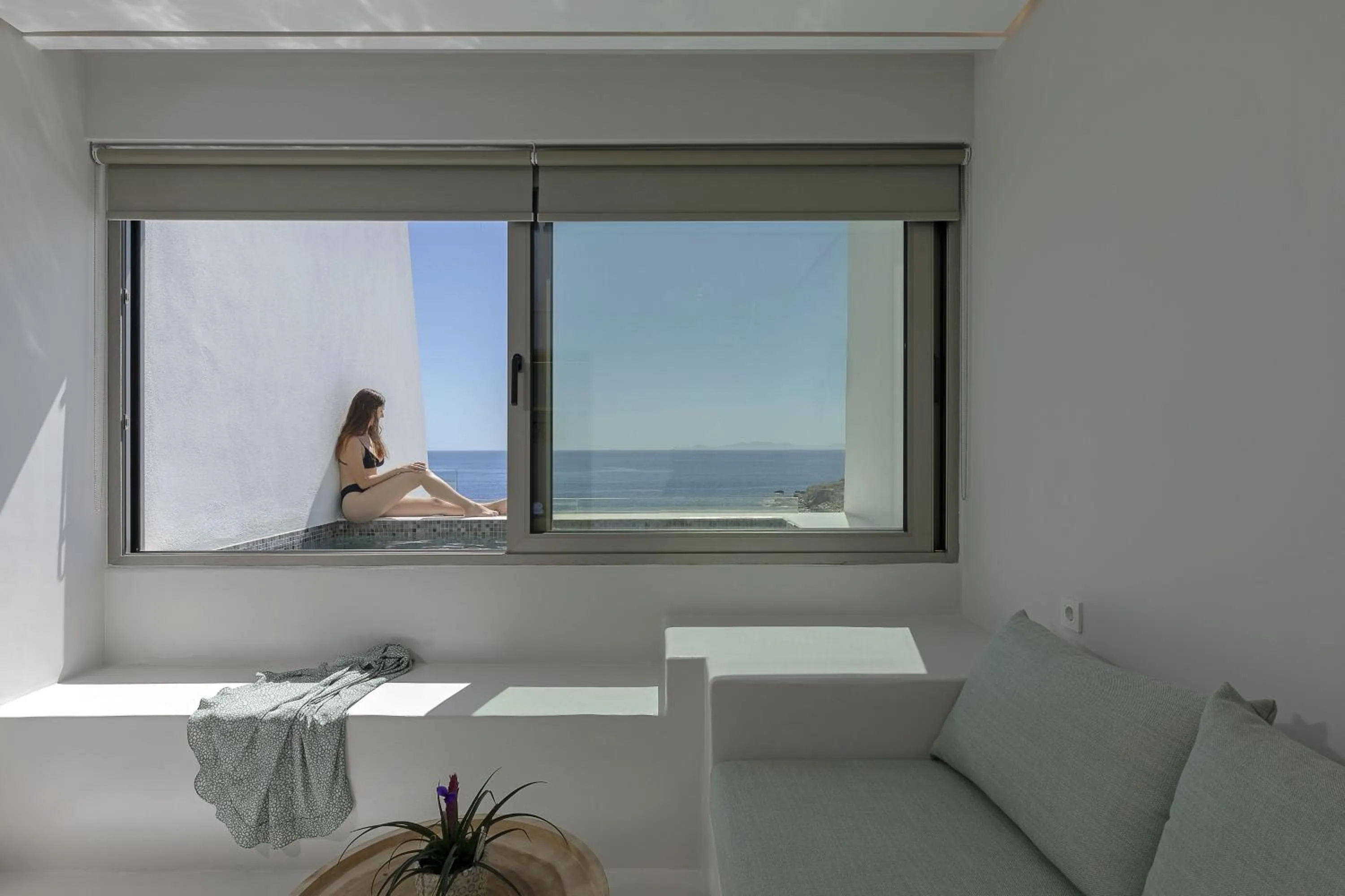 Swimming pool in Infinity View Hotel Tinos