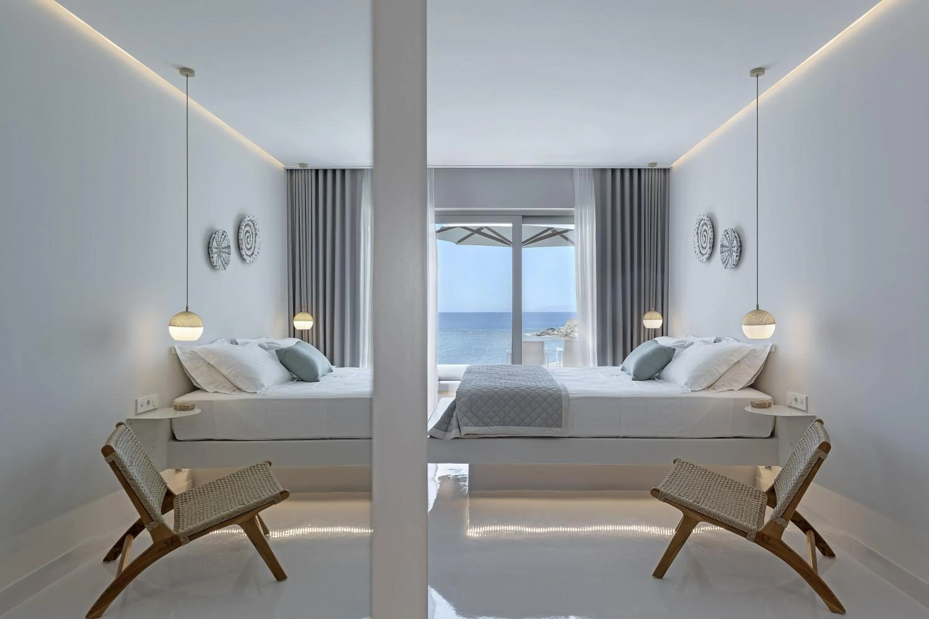 Photo of the whole room, Bed in Infinity View Hotel Tinos