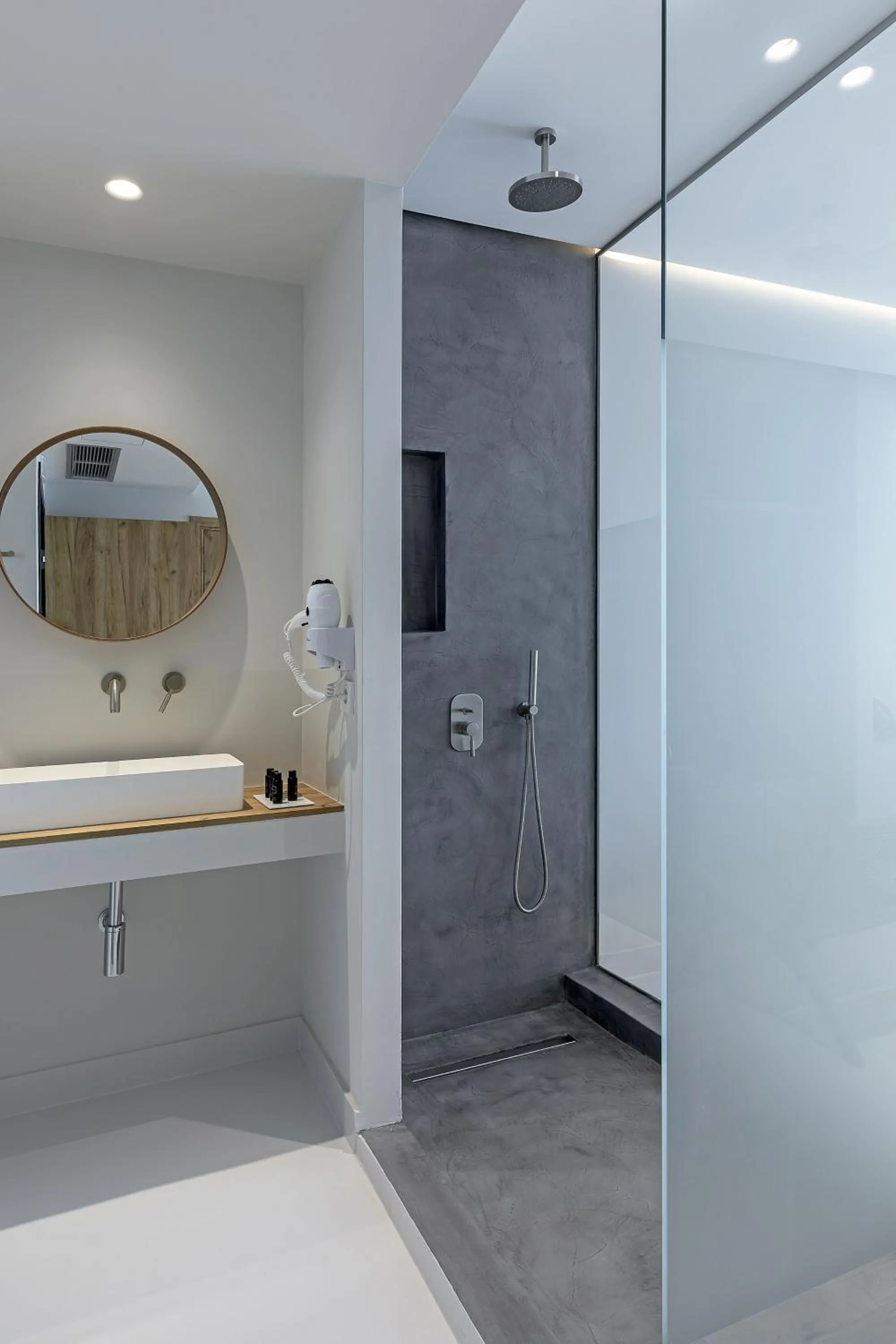 Bathroom in Infinity View Hotel Tinos