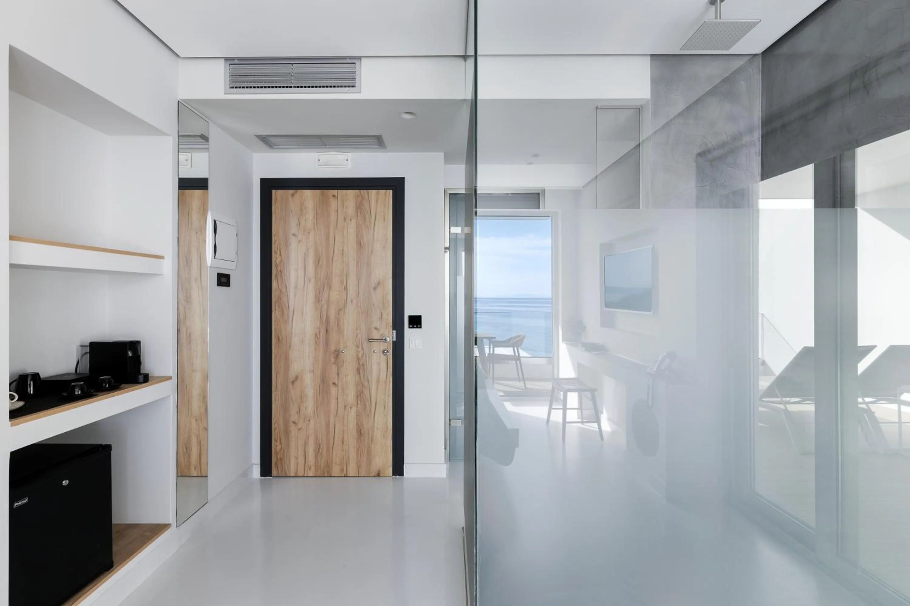 Bathroom in Infinity View Hotel Tinos