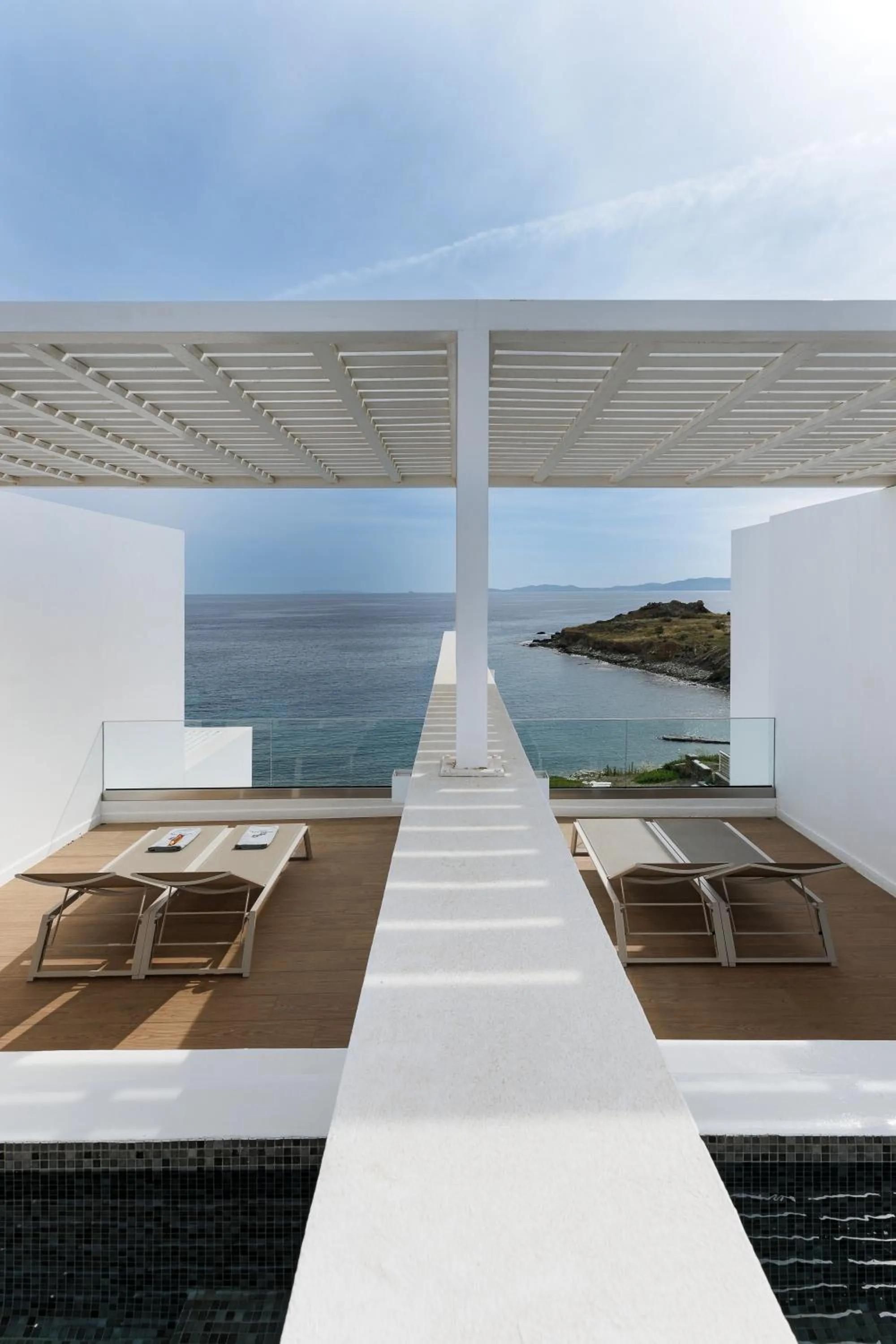 Sea view in Infinity View Hotel Tinos