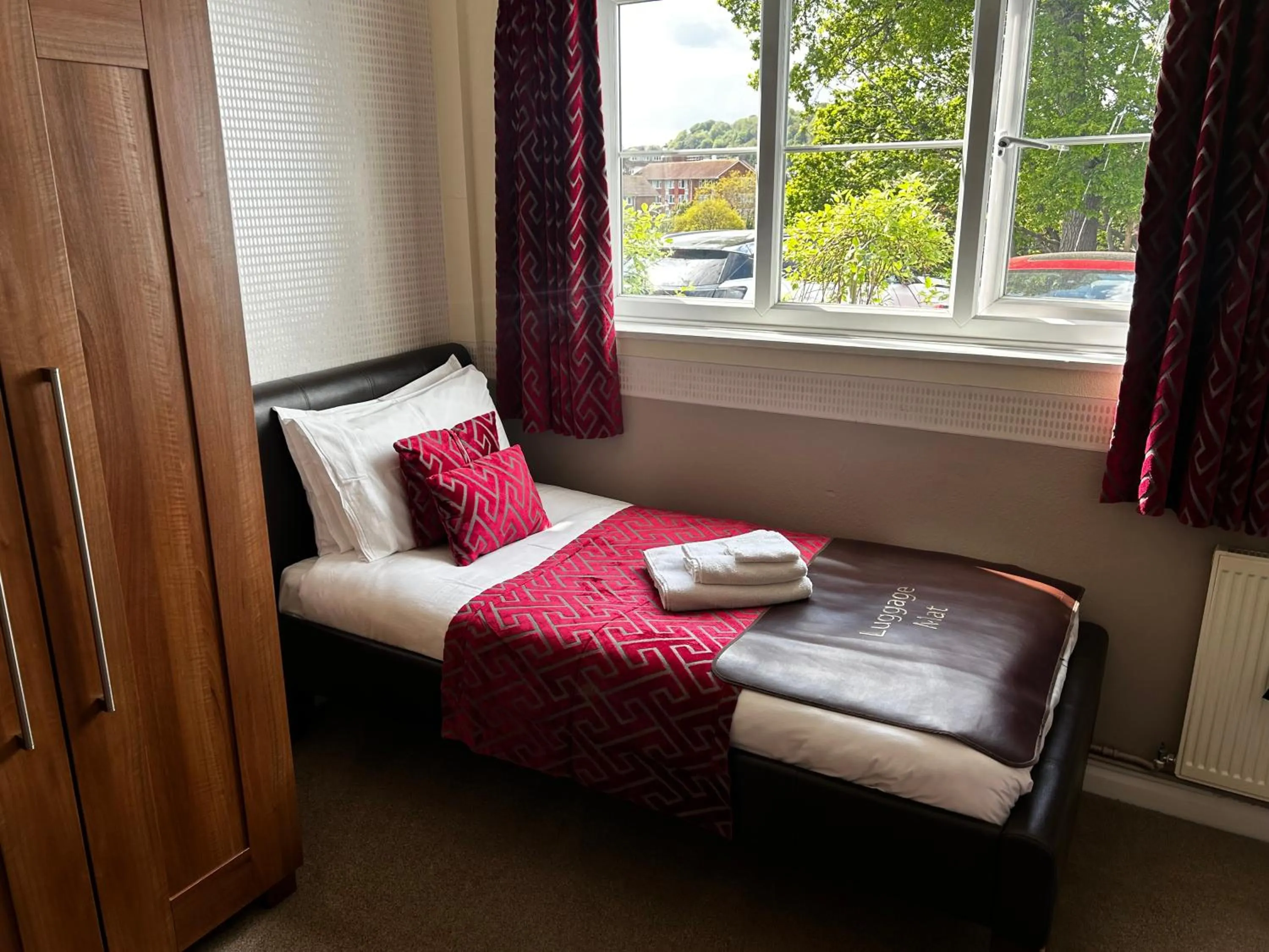 Bed in amber house hotel