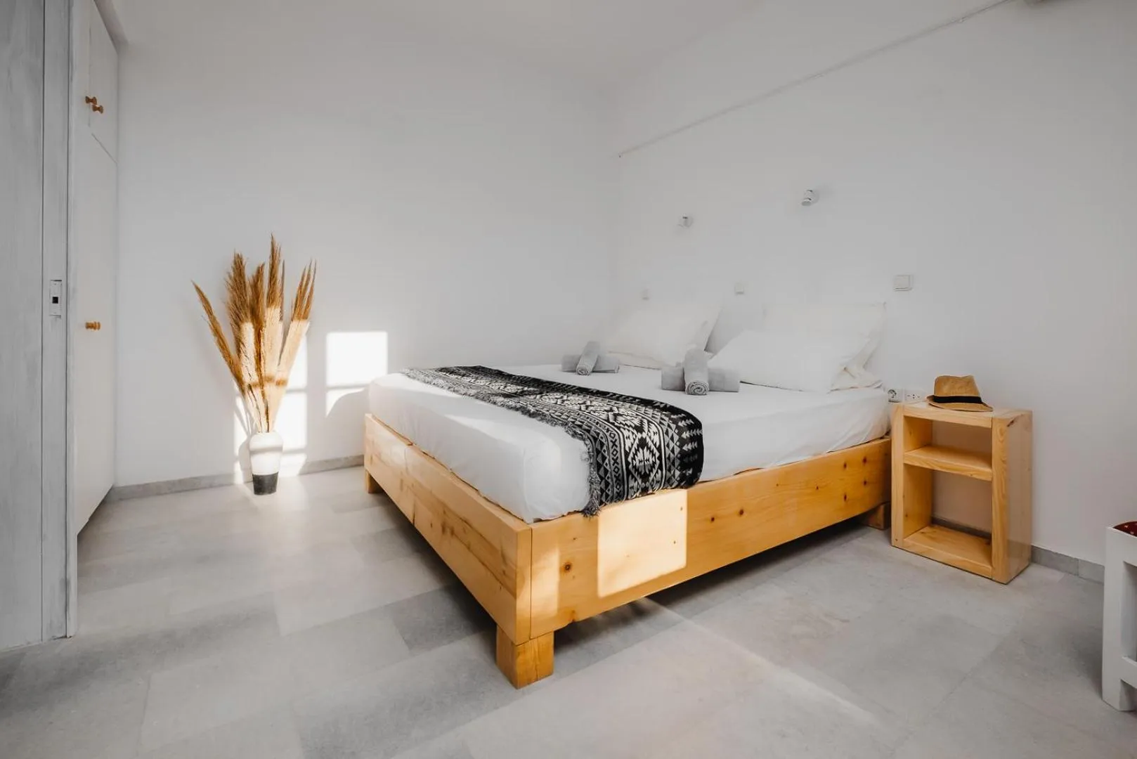 Bed in Naxos Aethereal View