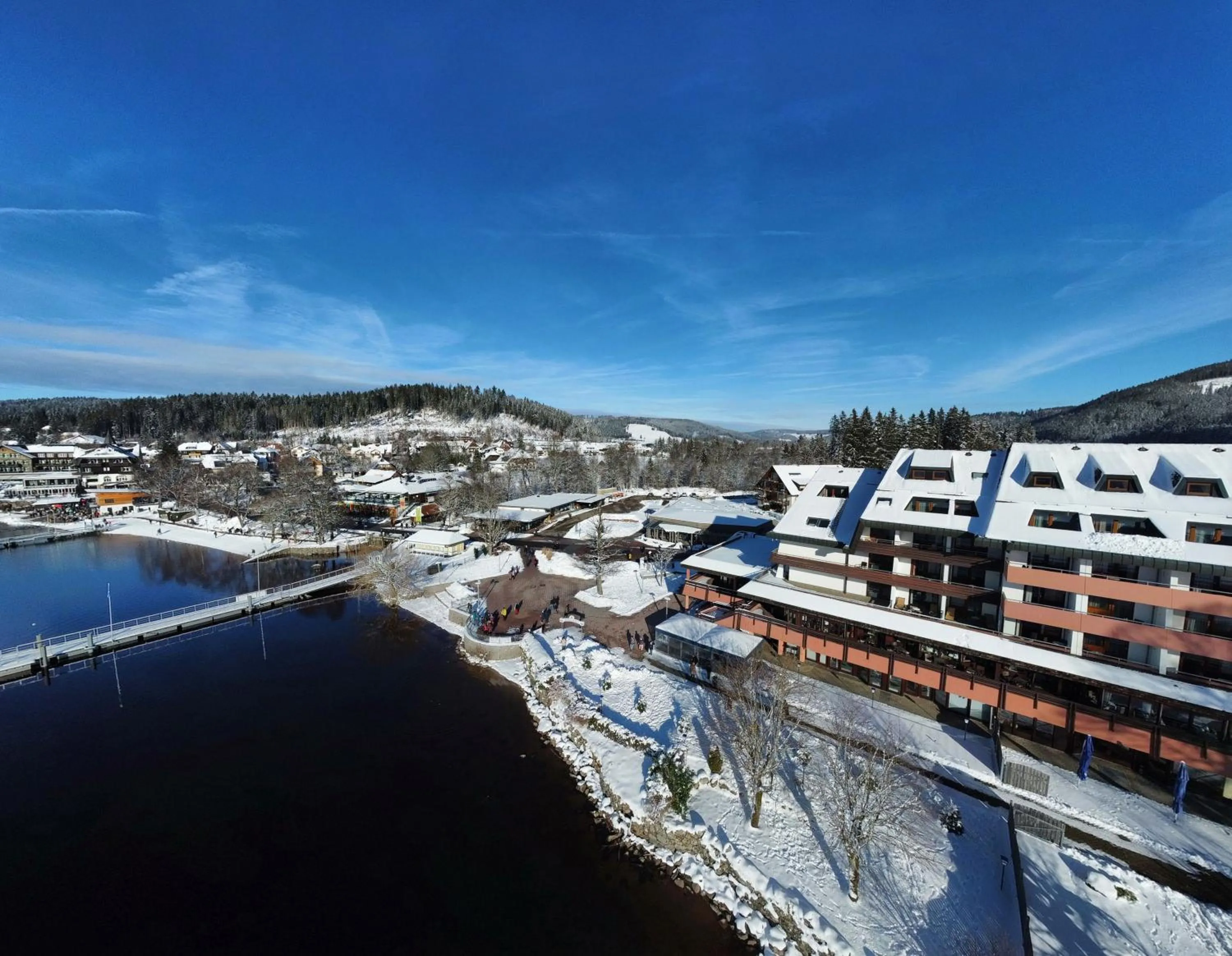 River view in Maritim Titisee Hotel