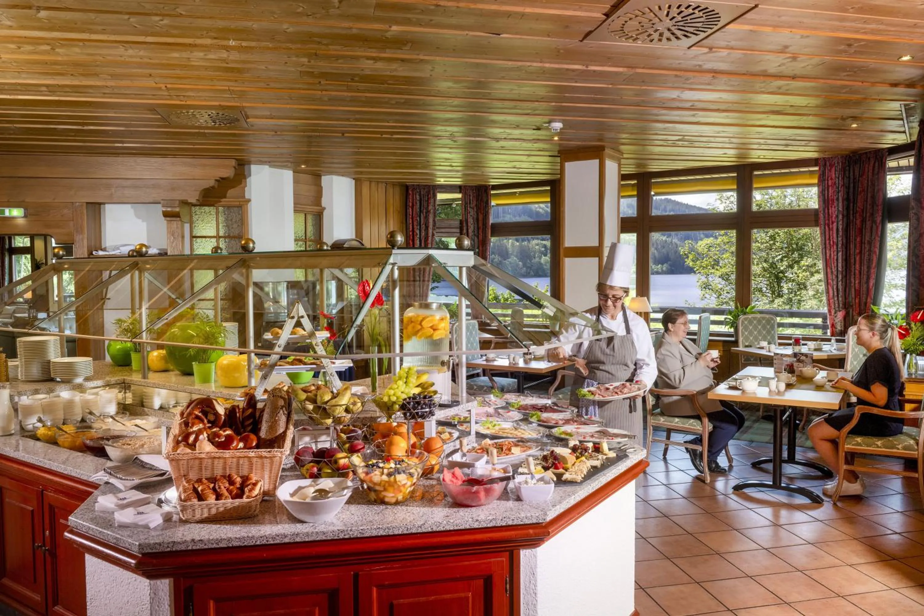 Buffet breakfast in Maritim Titisee Hotel