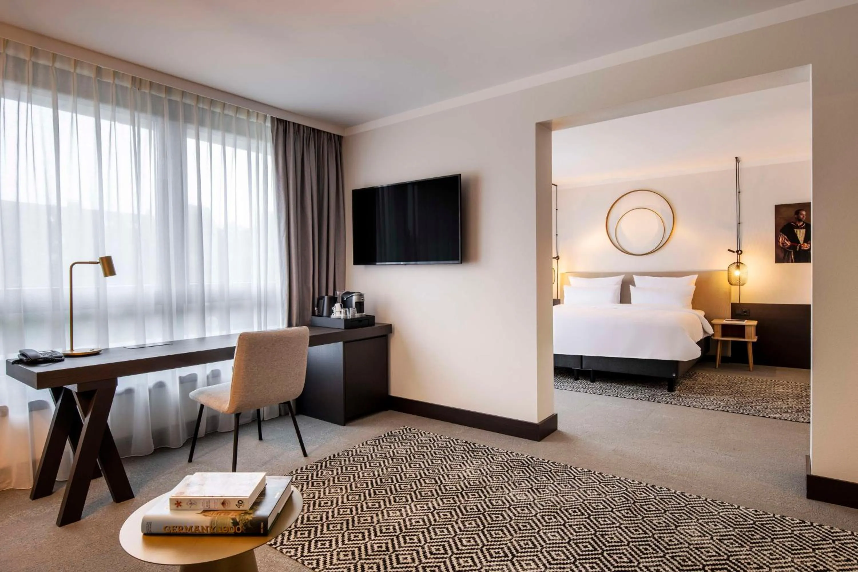 TV and multimedia, Bed in Hotel Pomander Nürnberg