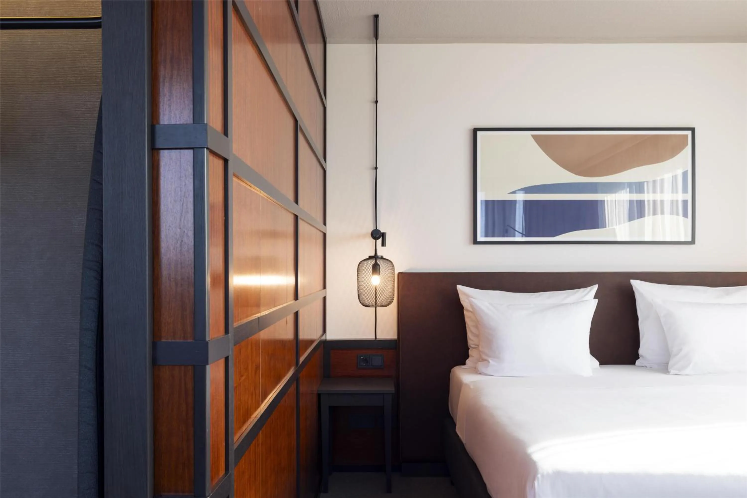 Bedroom, Bed in Scandic Nürnberg Central