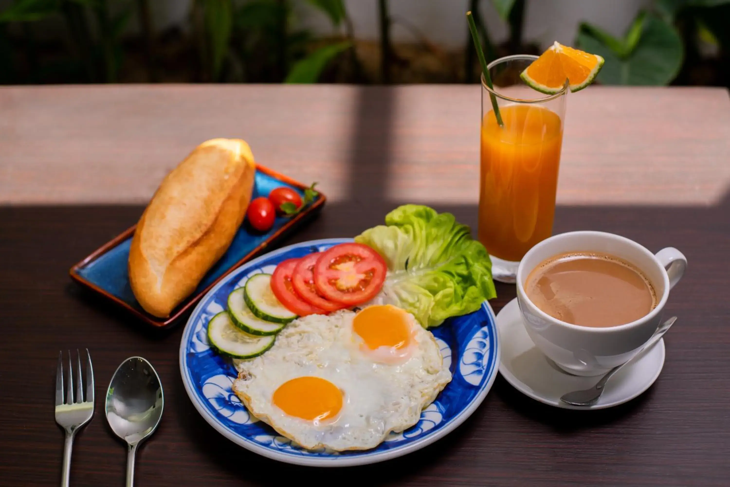 Breakfast in Hoianoi Villa Breakfast in Hoianoi Villa