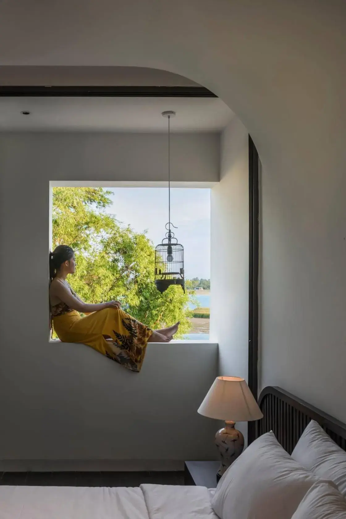 Balcony/Terrace, Bed in Hoianoi Villa Balcony/Terrace, Bed in Hoianoi Villa