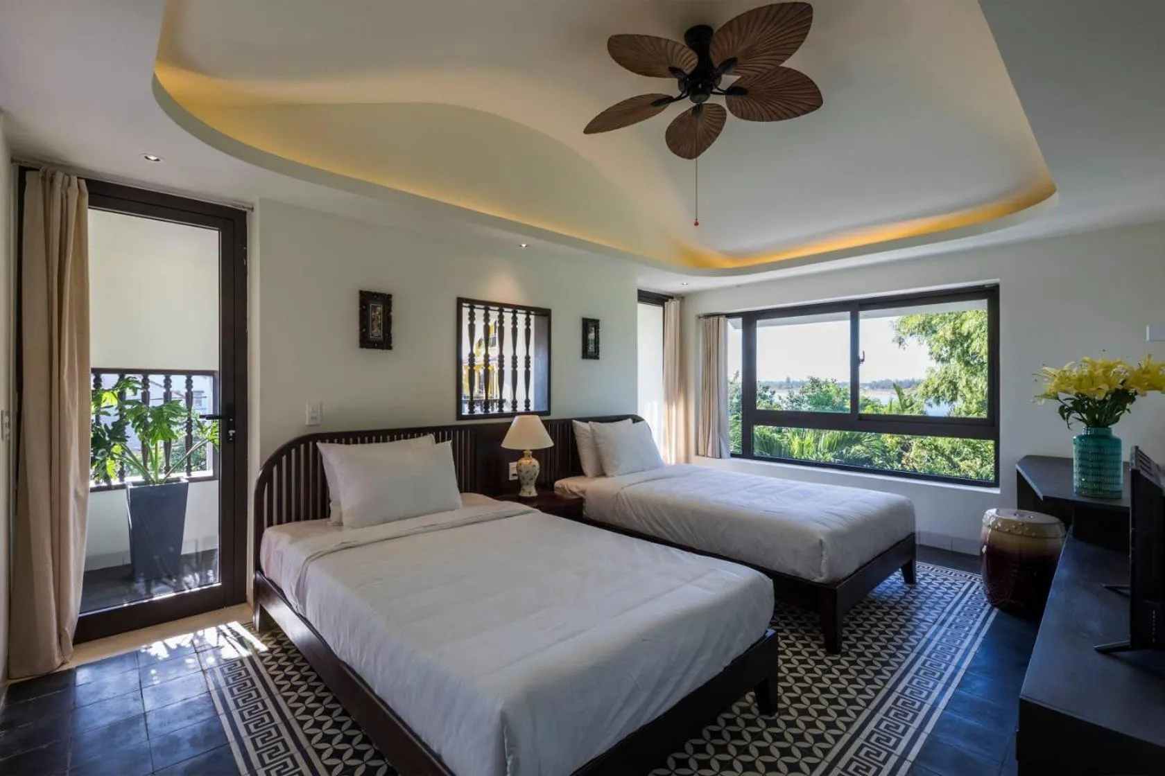 Photo of the whole room, Bed in Hoianoi Villa