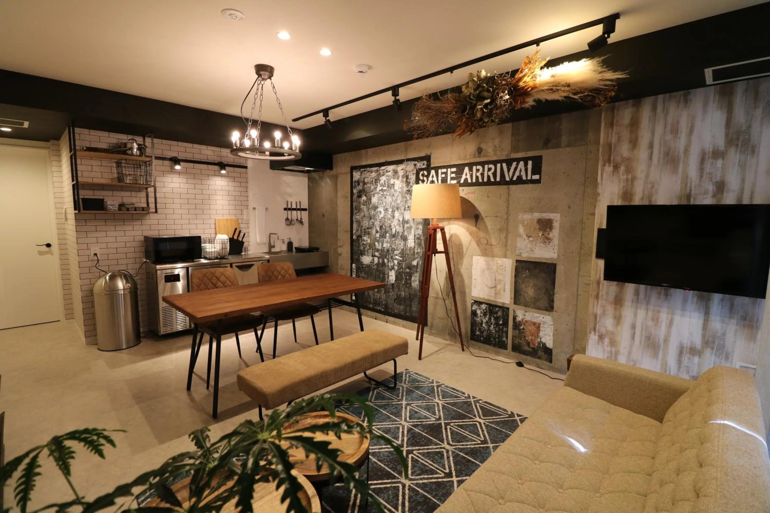 Living room in TAKETO STAY Kotoni