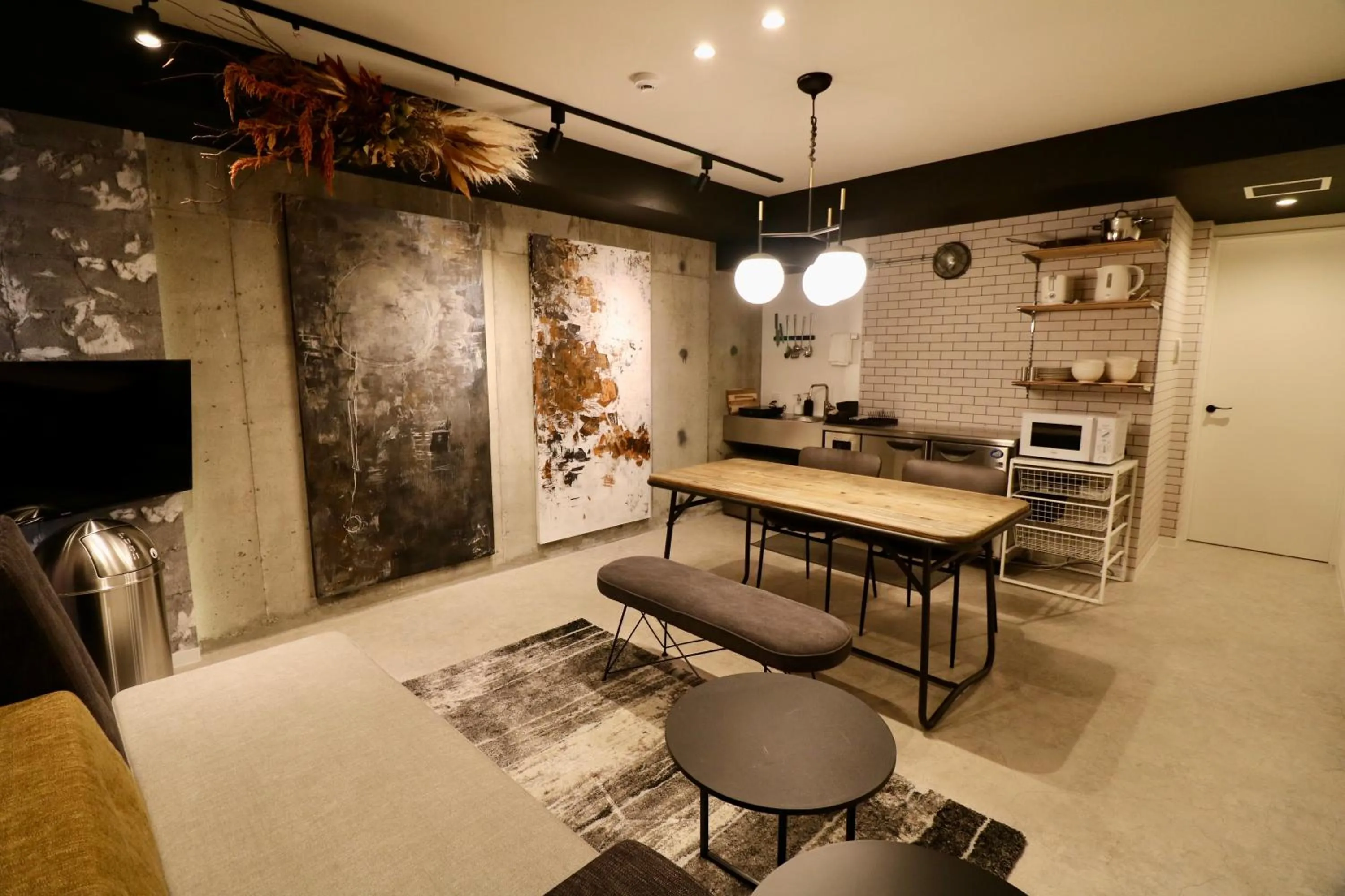 Living room in TAKETO STAY Kotoni