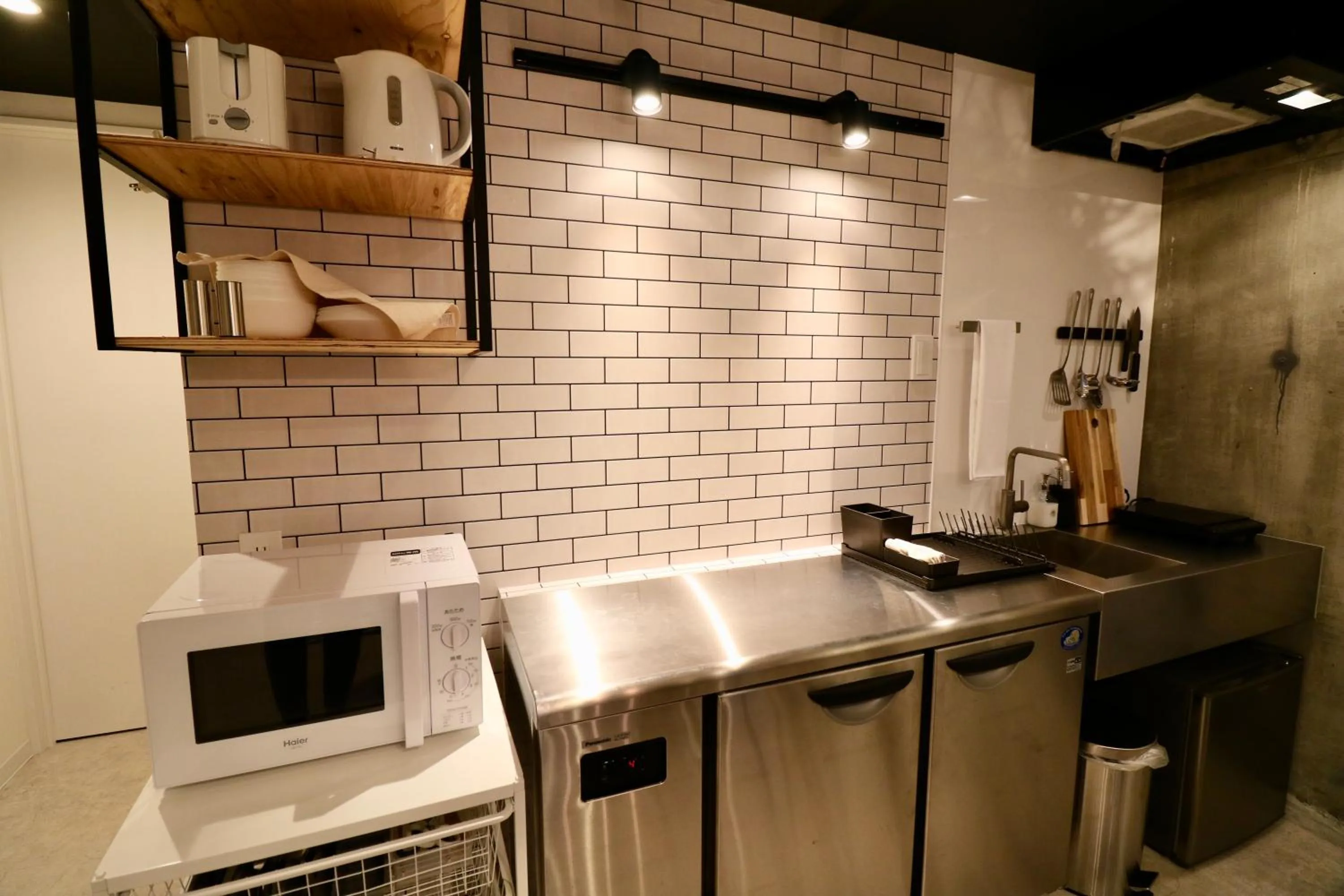 Kitchen or kitchenette in TAKETO STAY Kotoni