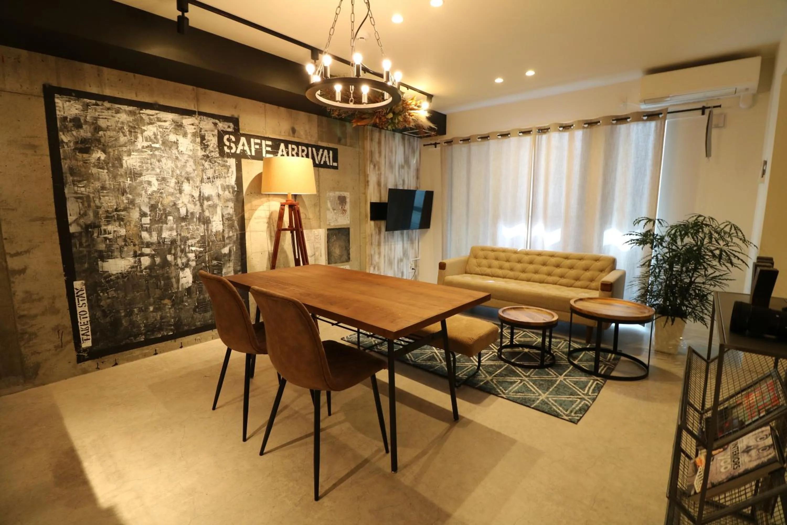 Living room in TAKETO STAY Kotoni