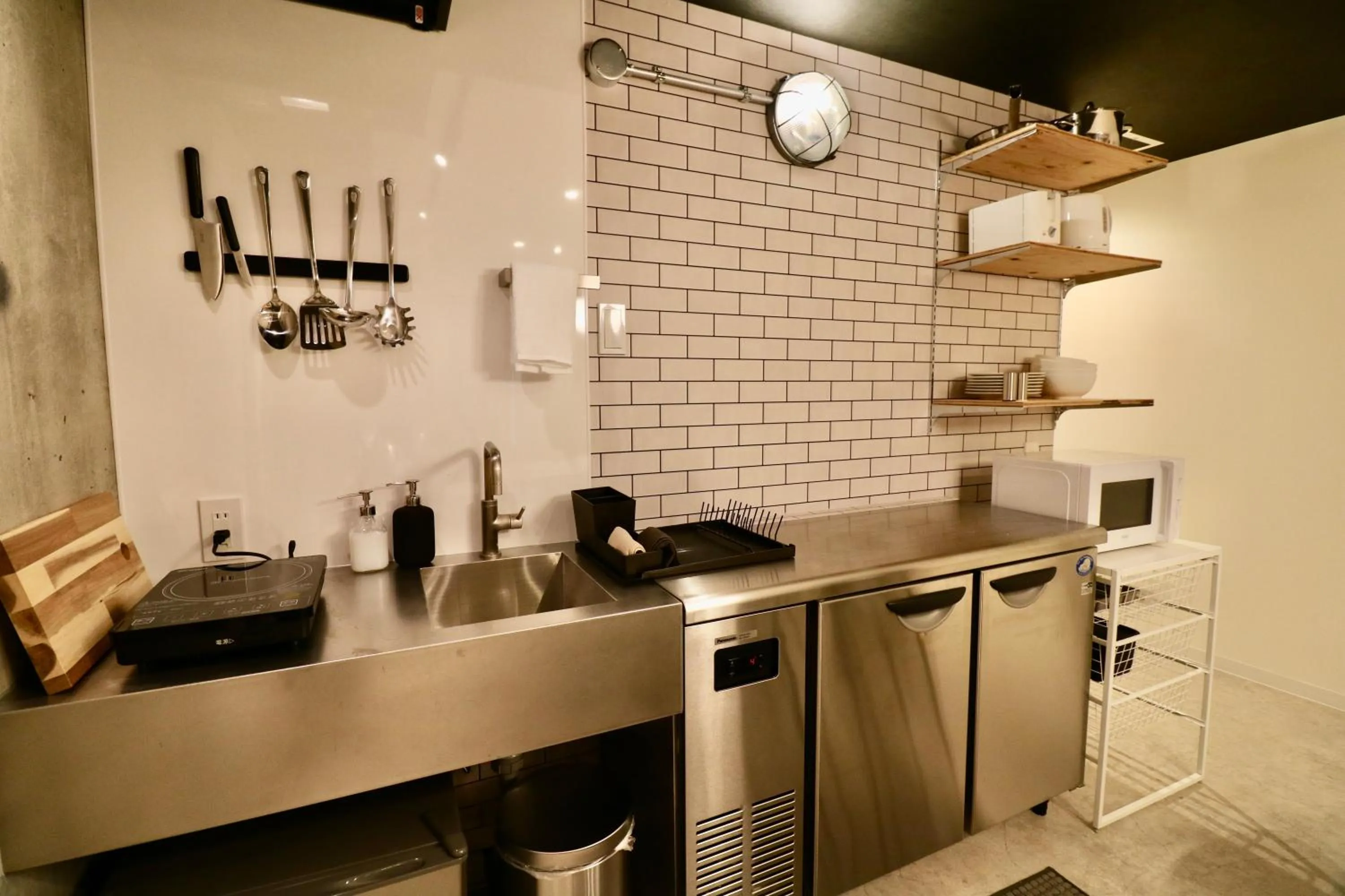Kitchen or kitchenette in TAKETO STAY Kotoni