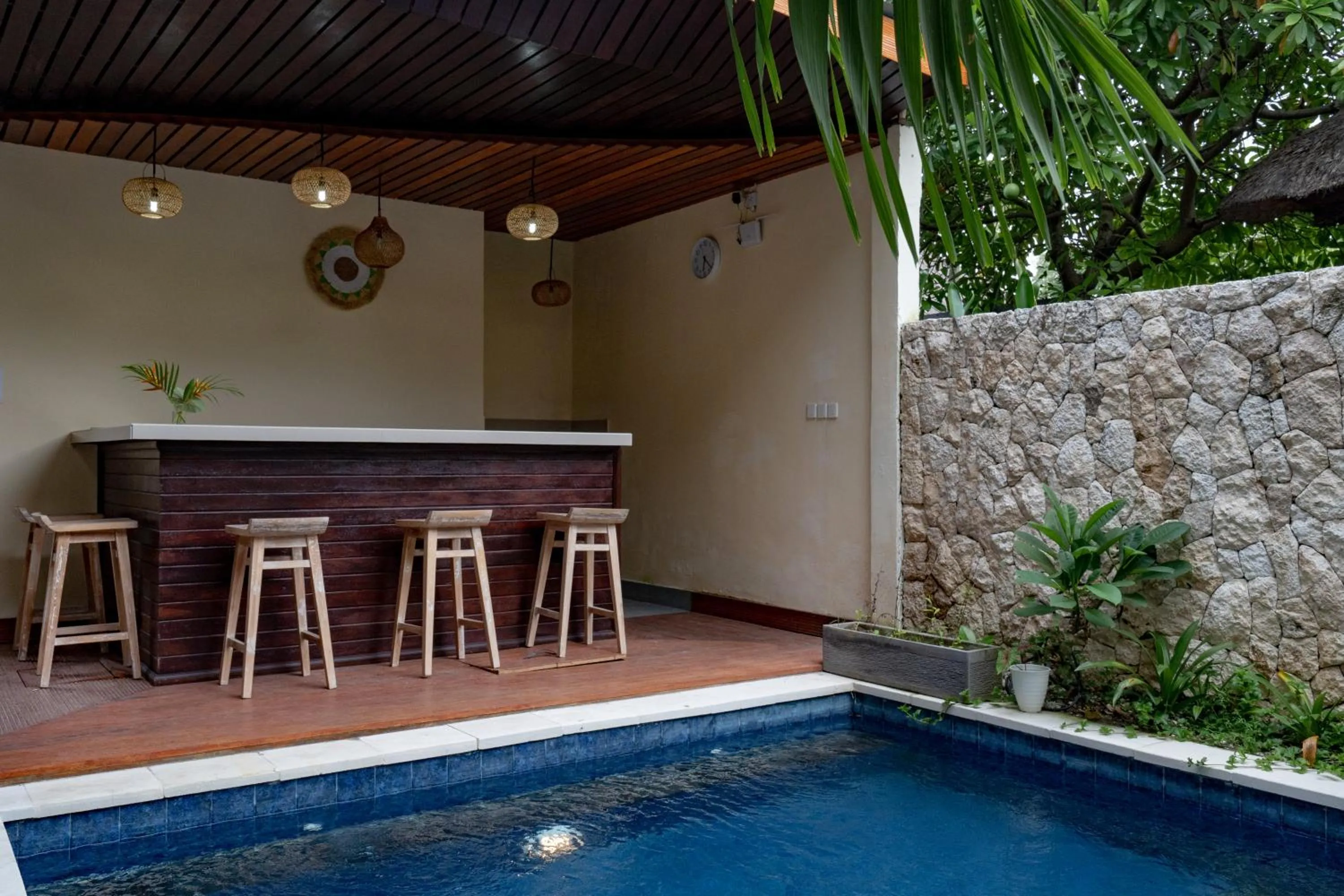 Lounge or bar in The Pulau Bungalow