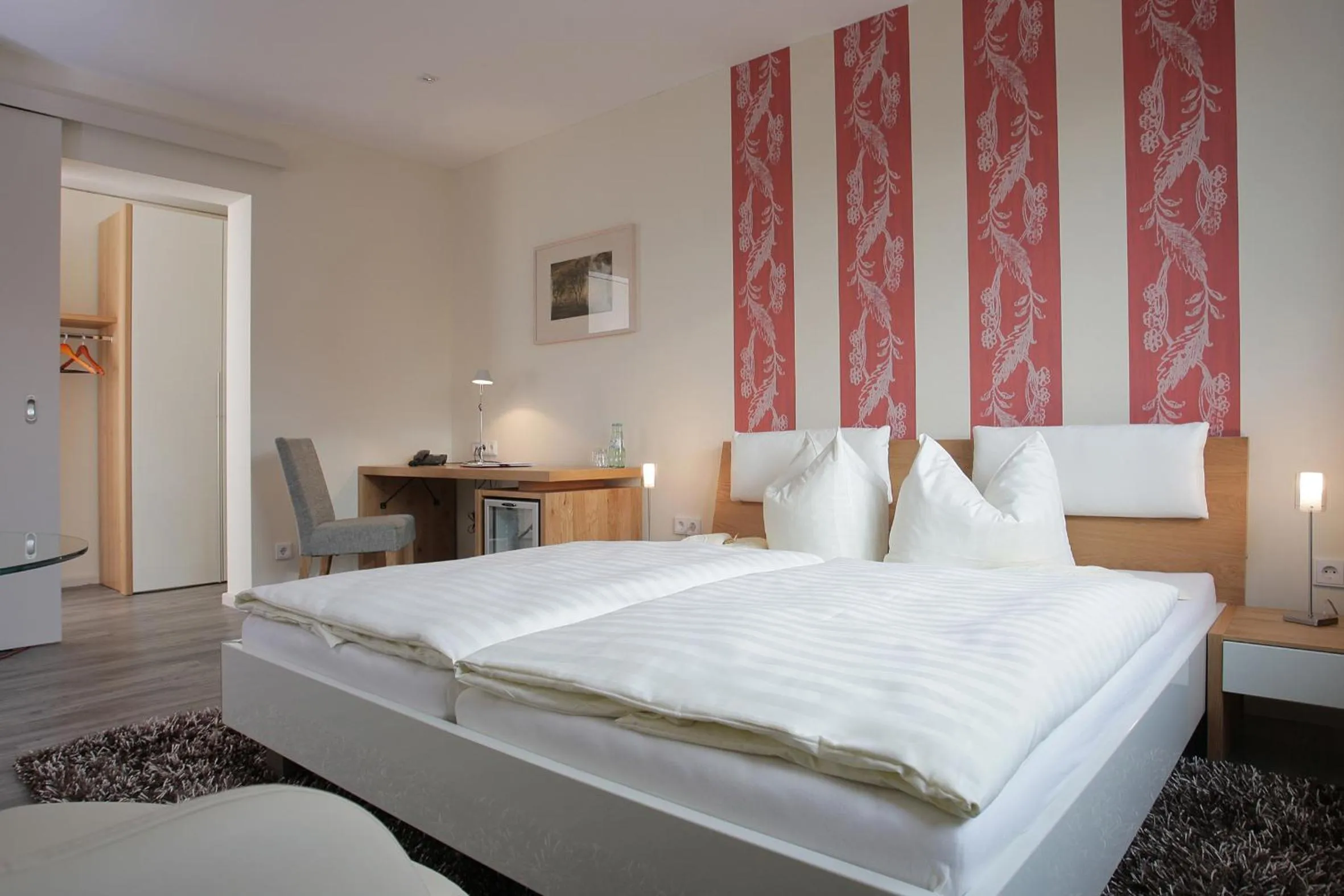 Decorative detail, Bed in Hotel Rügenblick