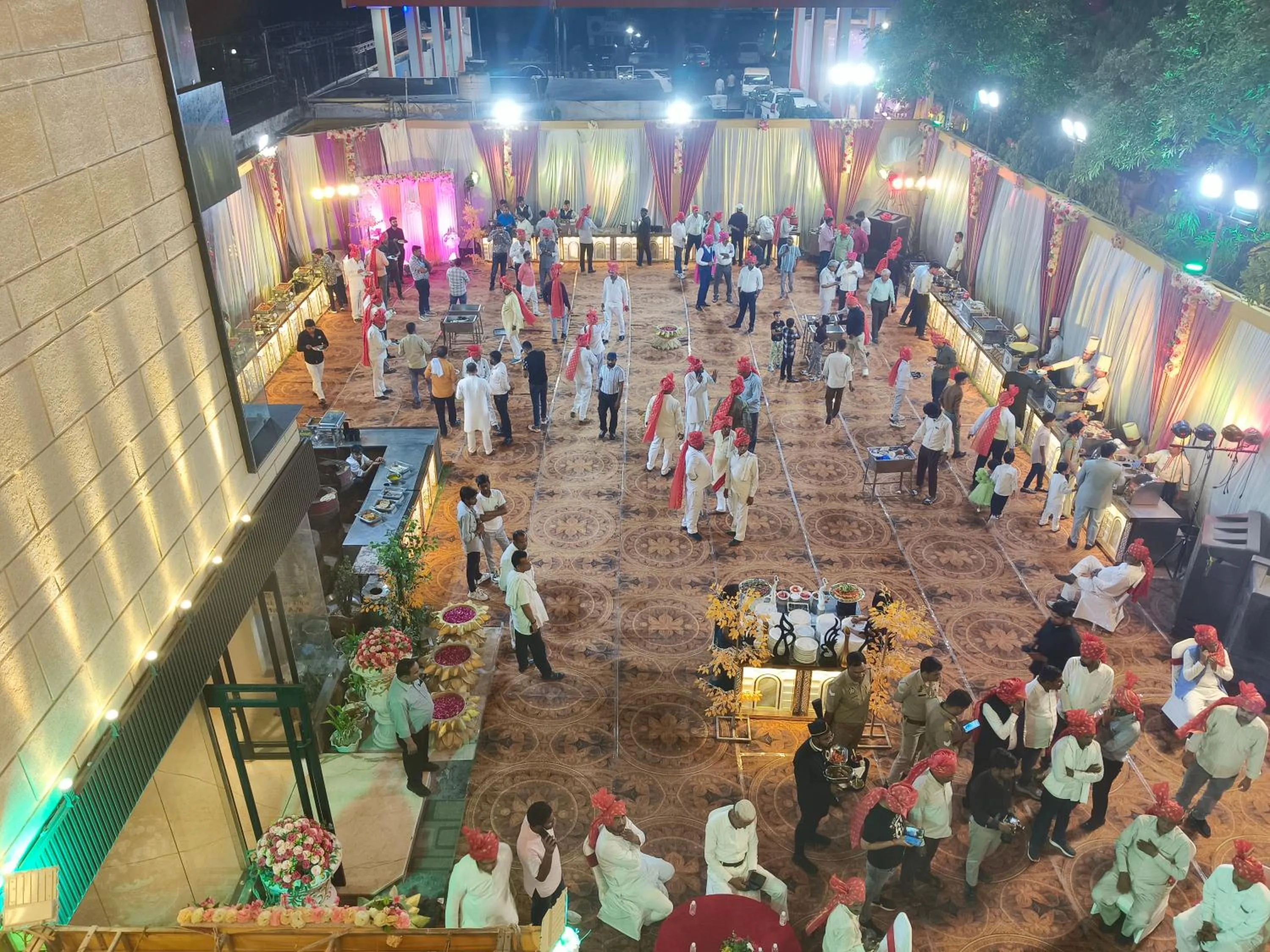 Garden view in Hotel Ganpati Palace