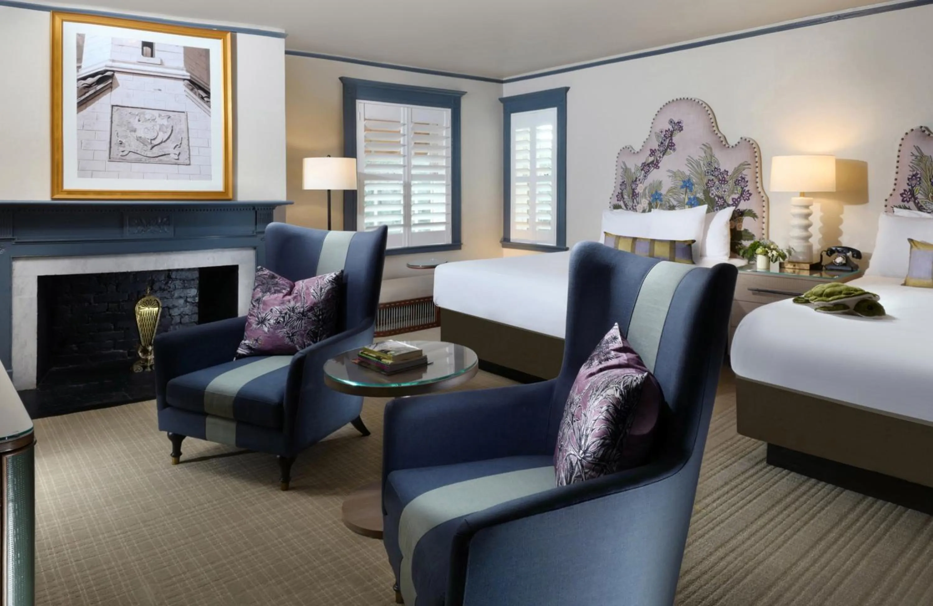 Photo of the whole room, Bed in Jekyll Island Club Resort