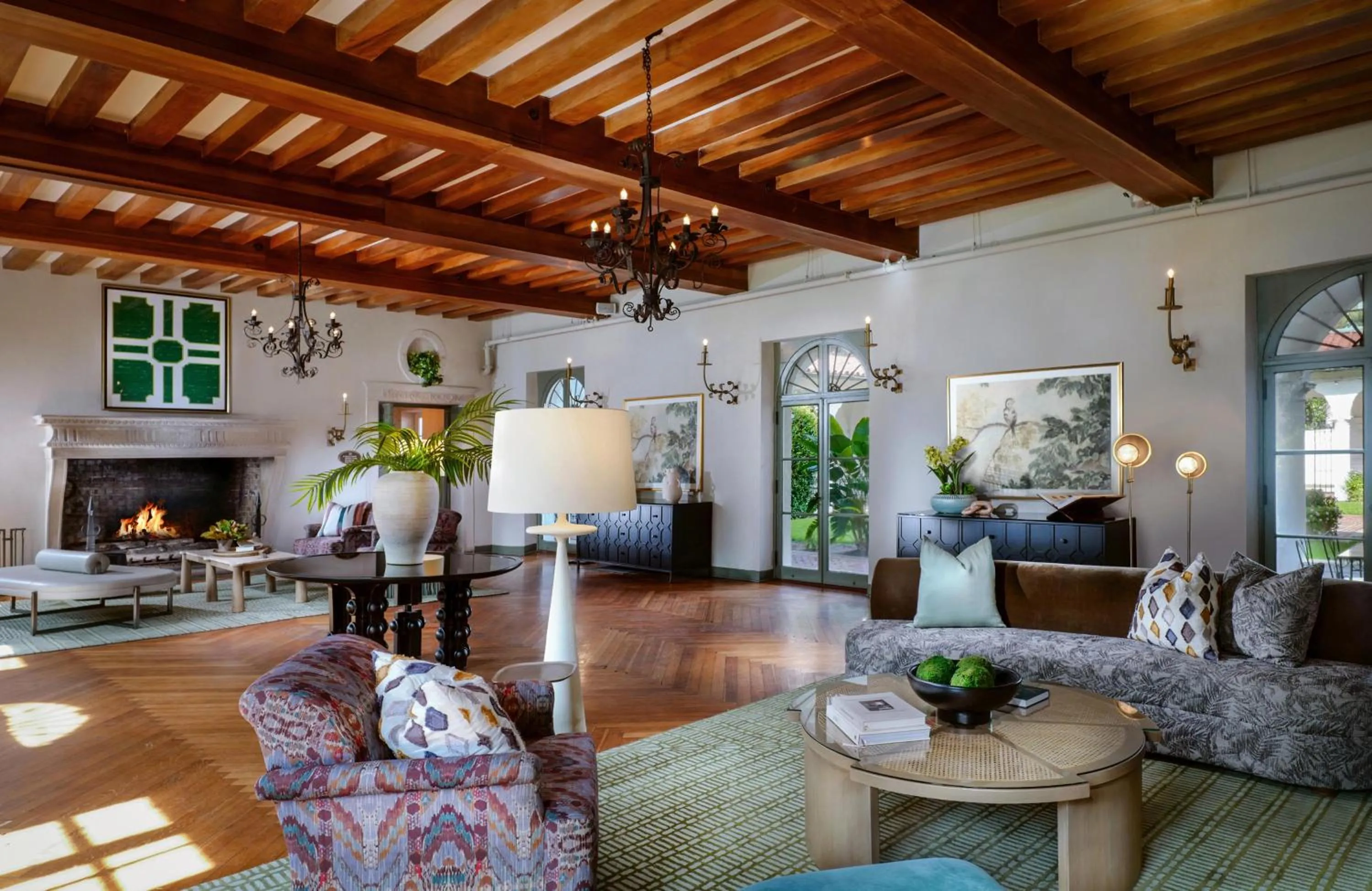 Seating area in Jekyll Island Club Resort