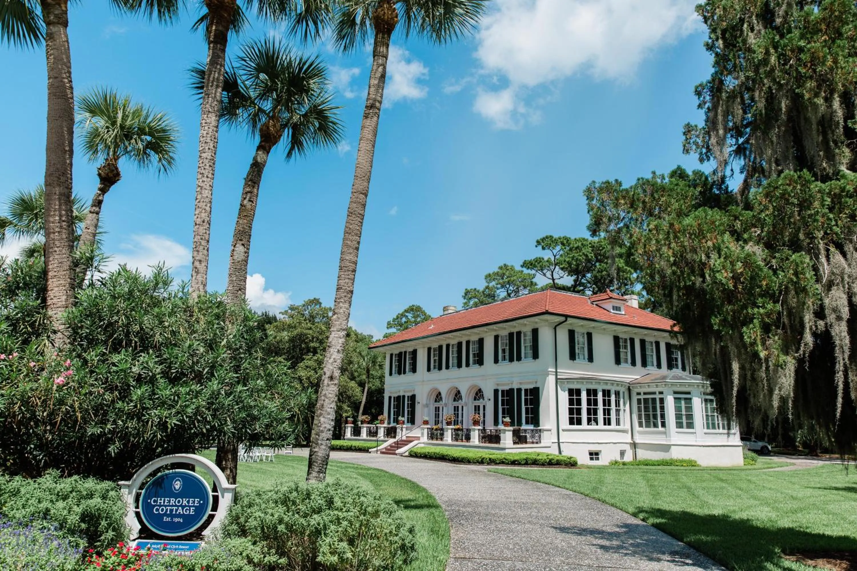 Property building in Jekyll Island Club Resort